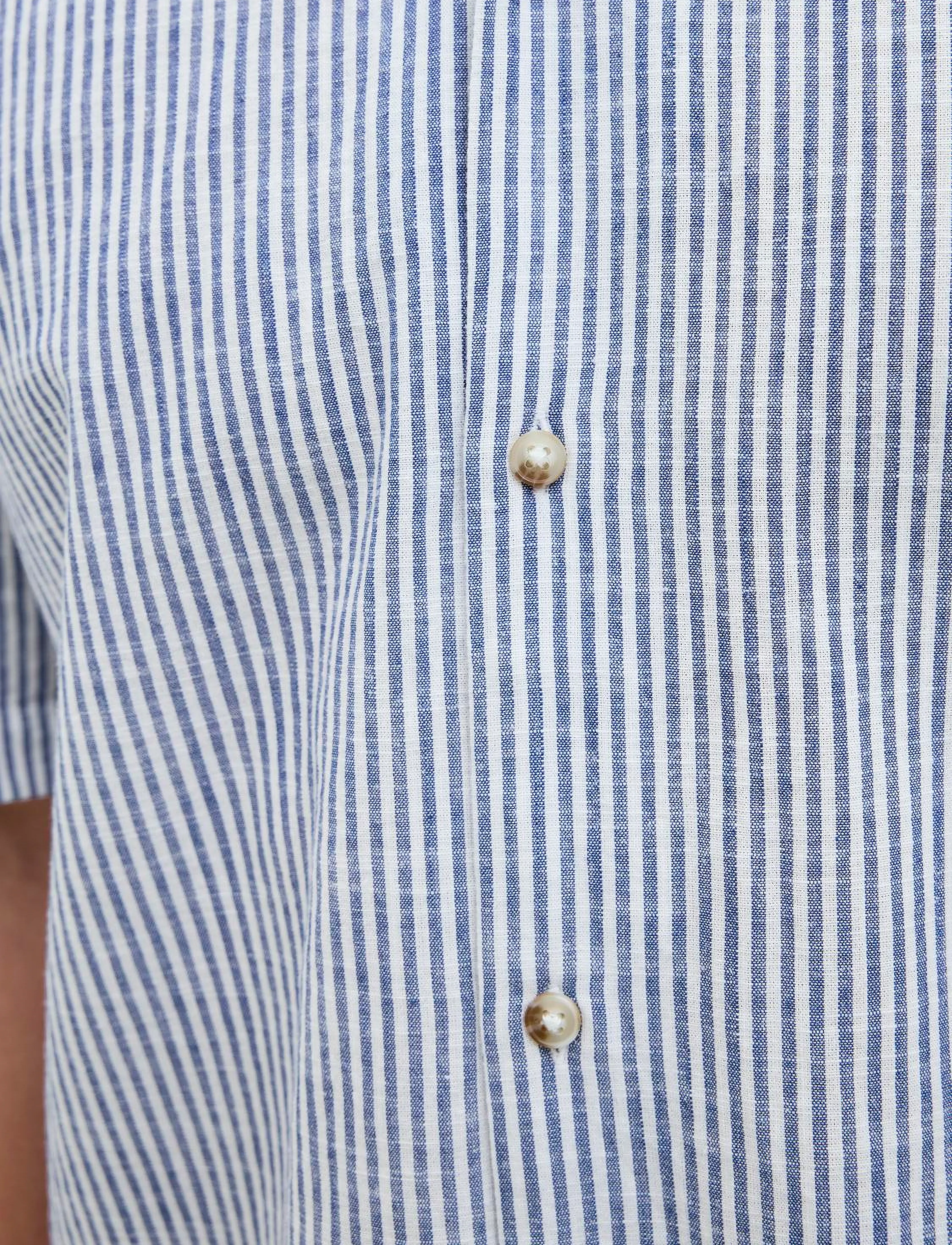 Jack & Jones - JJESUMMER RESORT SHIRT SS SN - linased särgid - infinity - 4