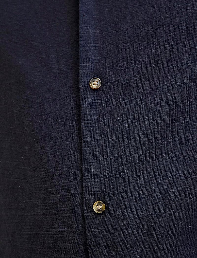 Jack & Jones - JJESUMMER RESORT SHIRT SS SN - hørskjorter - navy blazer - 2