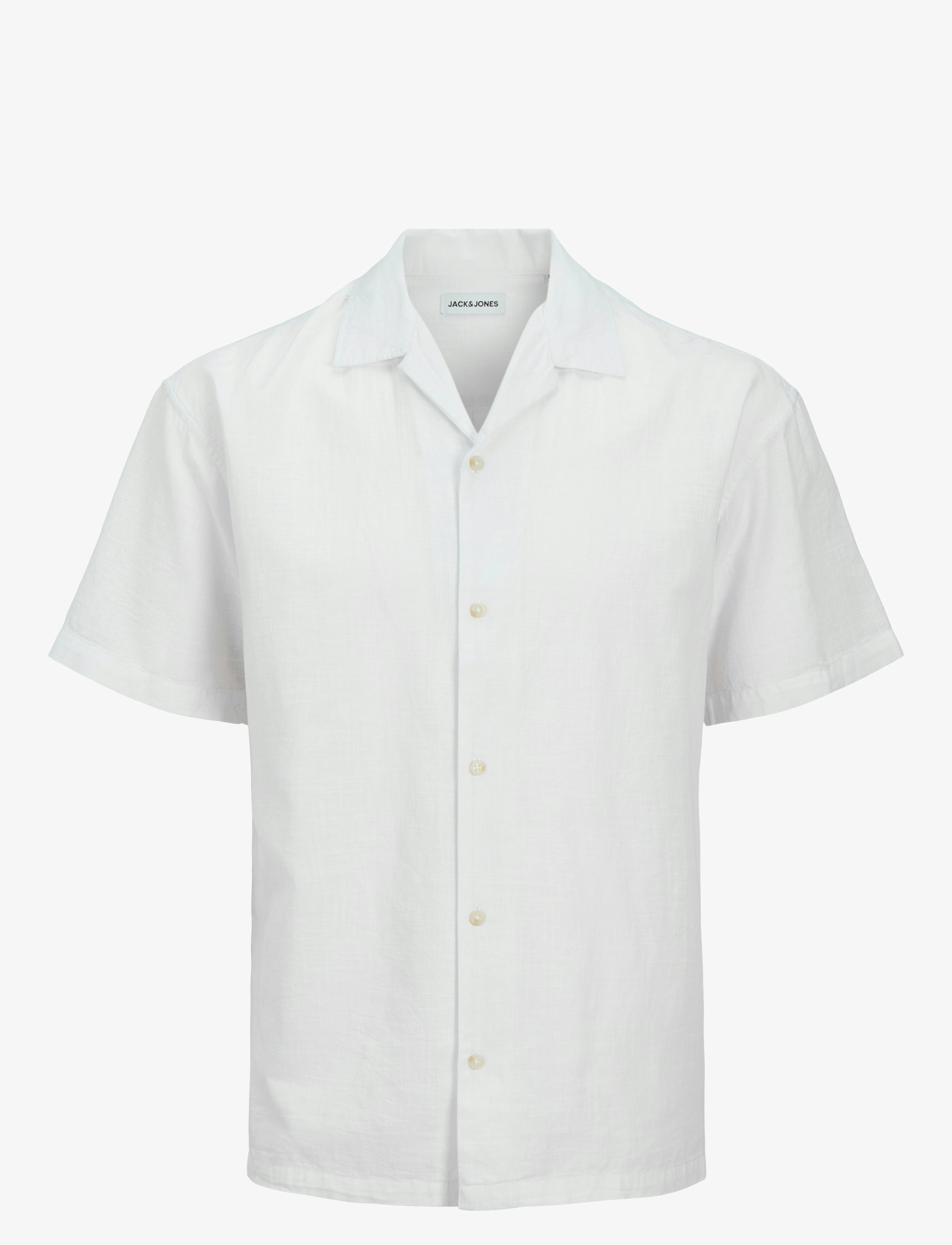 Jack & Jones JJESUMMER RESORT SHIRT SS SN - Klær - WHITE / white
