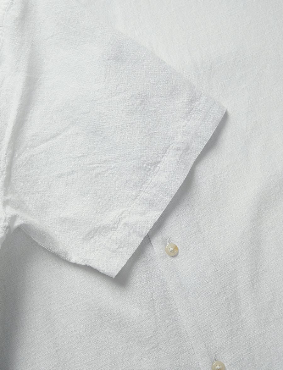 Jack & Jones - JJESUMMER RESORT SHIRT SS SN - leinenhemden - white - 4