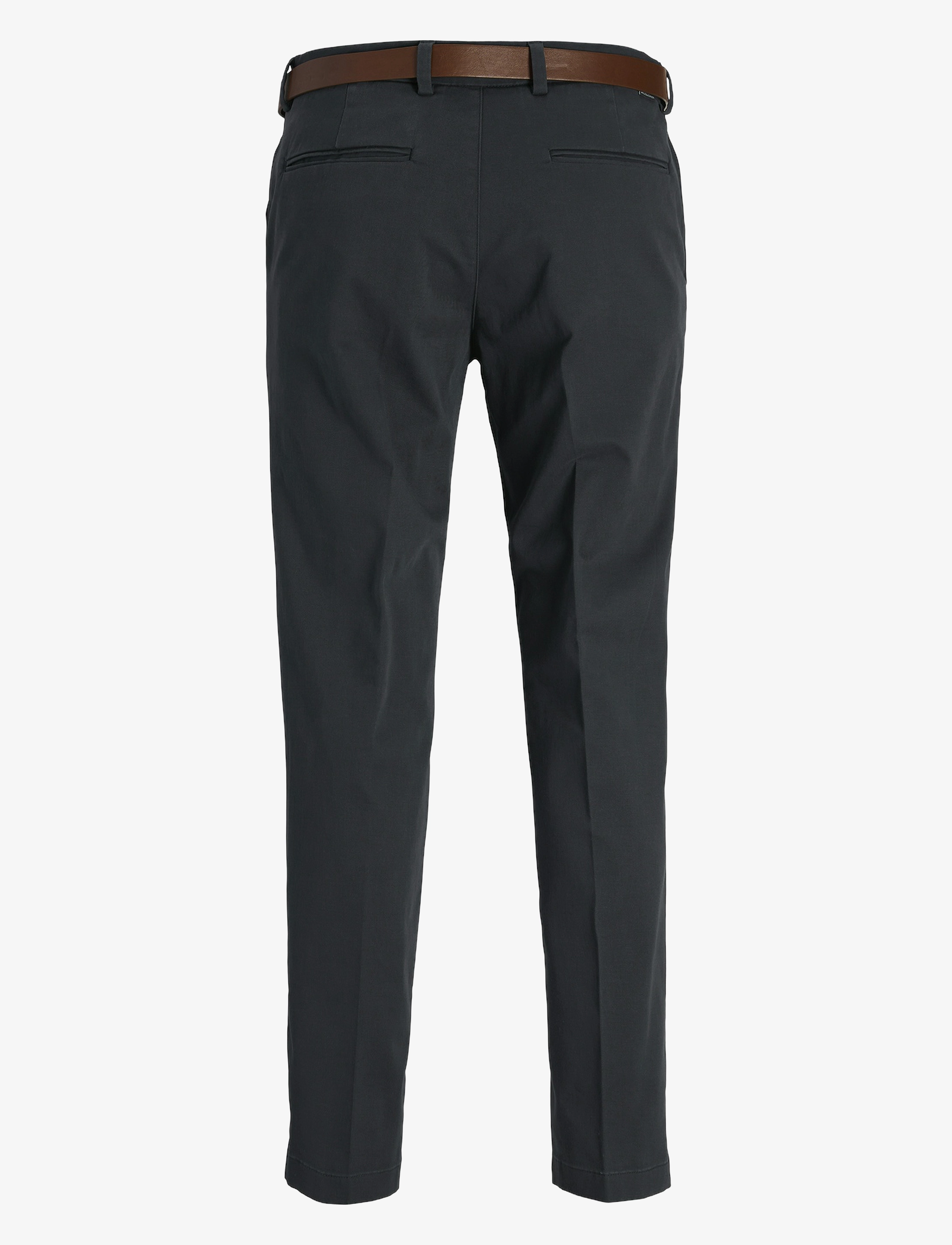 Jack & Jones JPSTOLLIE FRANCO CHINO W BELT - Bukser - DARK NAVY / navy