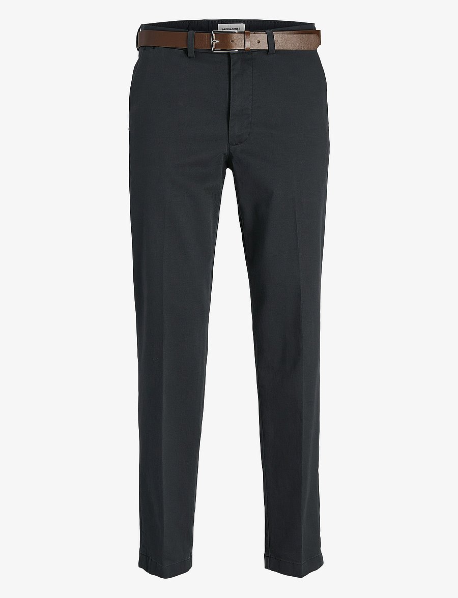 Jack & Jones - JPSTOLLIE FRANCO CHINO W BELT - chinos - dark navy - 2