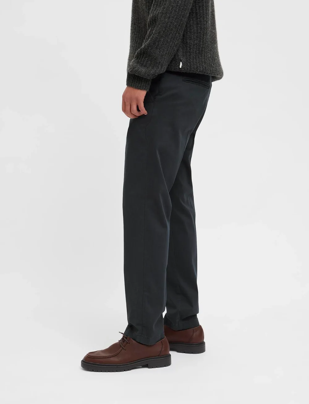 Jack & Jones - JPSTOLLIE FRANCO CHINO W BELT - chino püksid - dark navy - 3