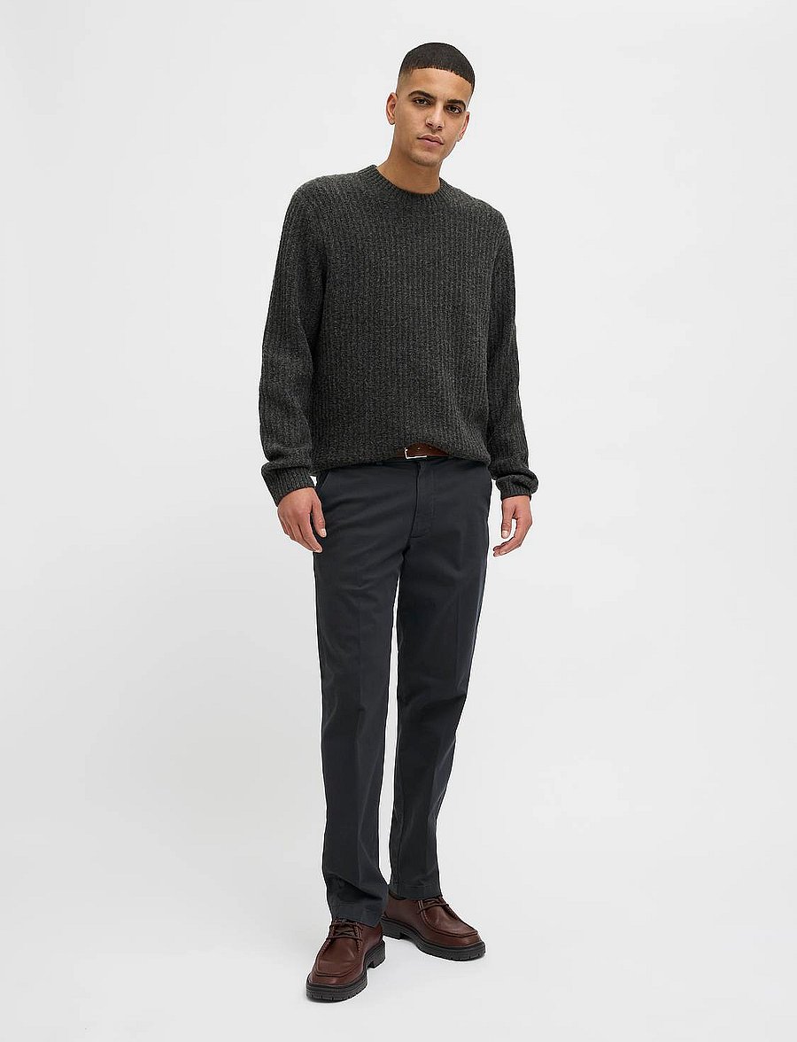 Jack & Jones - JPSTOLLIE FRANCO CHINO W BELT - chinos - dark navy - 5