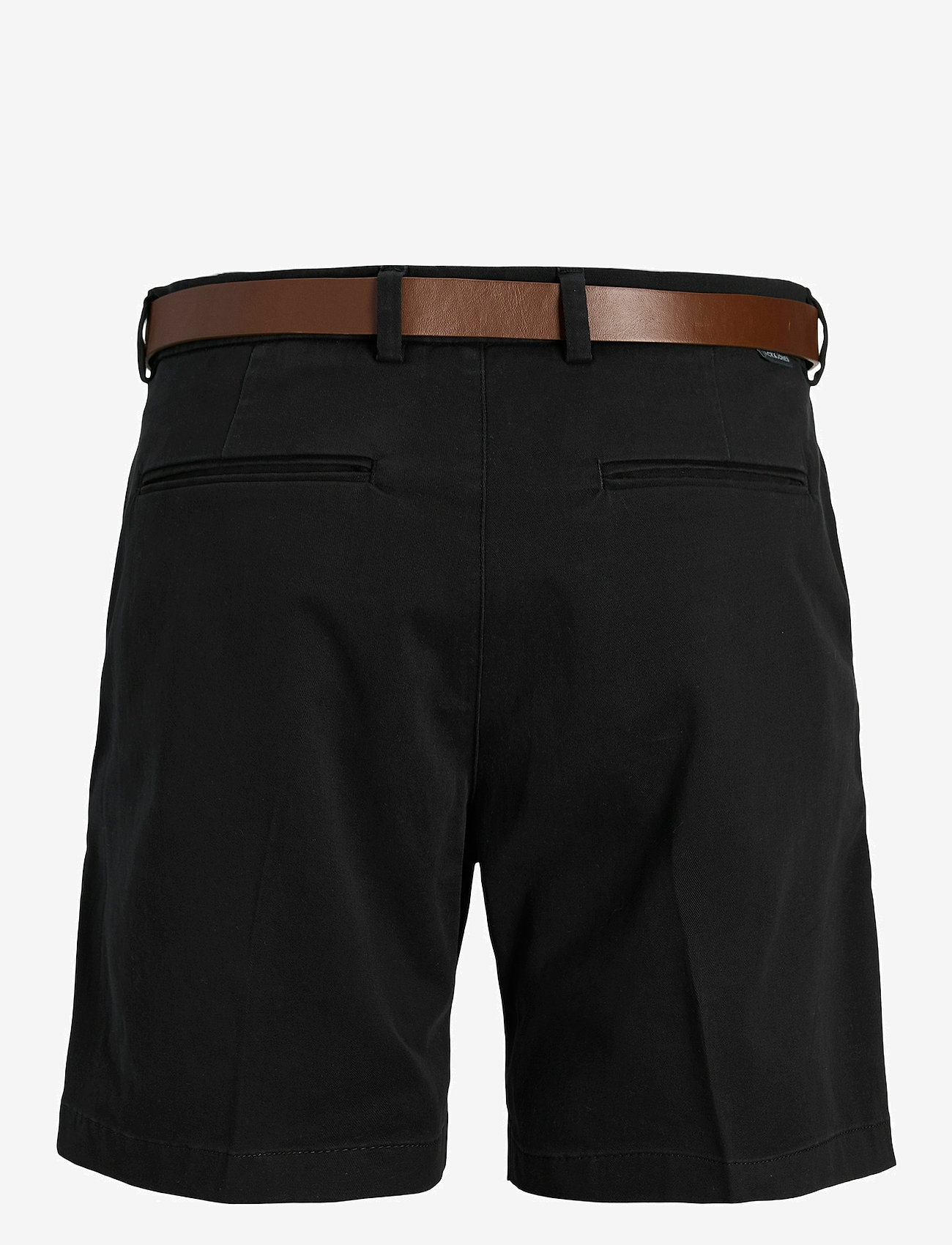 Jack & Jones - JPSTMARCO FRANCO CHINO SHORTS W BELT SRT - chinos shorts - black - 1