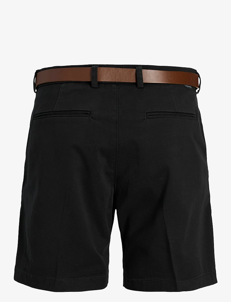 Jack & Jones - JPSTMARCO FRANCO CHINO SHORTS W BELT SRT - chinos shorts - black - 1