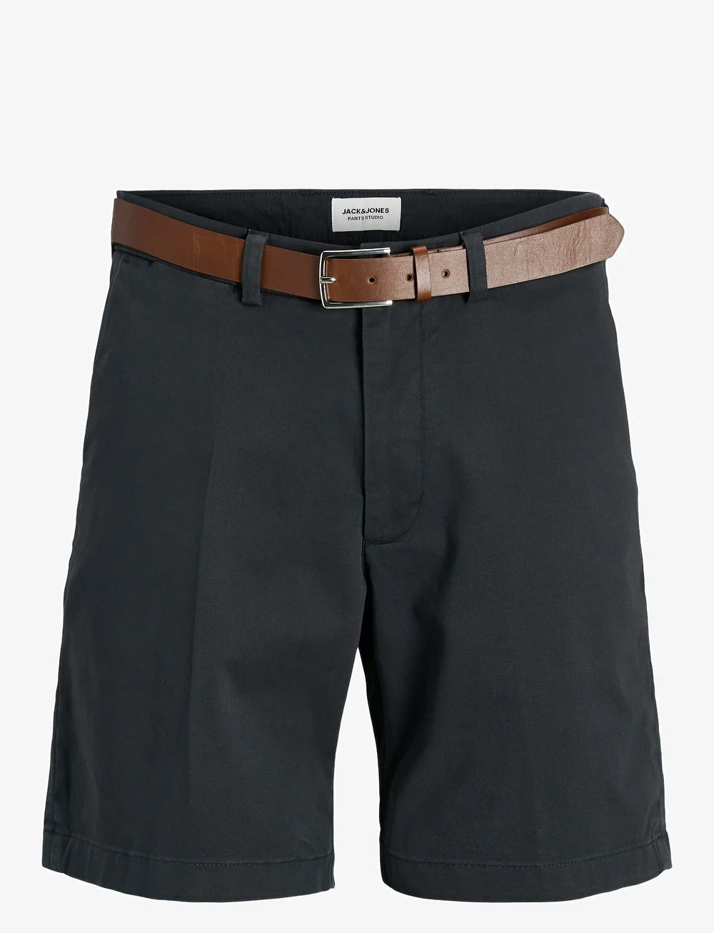 Jack & Jones - JPSTMARCO FRANCO CHINO SHORTS W BELT SRT - „chino“ stiliaus šortai - dark navy - 1