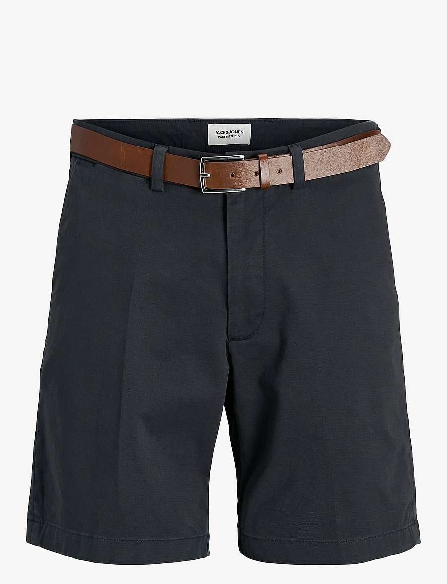 Jack & Jones - JPSTMARCO FRANCO CHINO SHORTS W BELT SRT - short chino - dark navy - 1