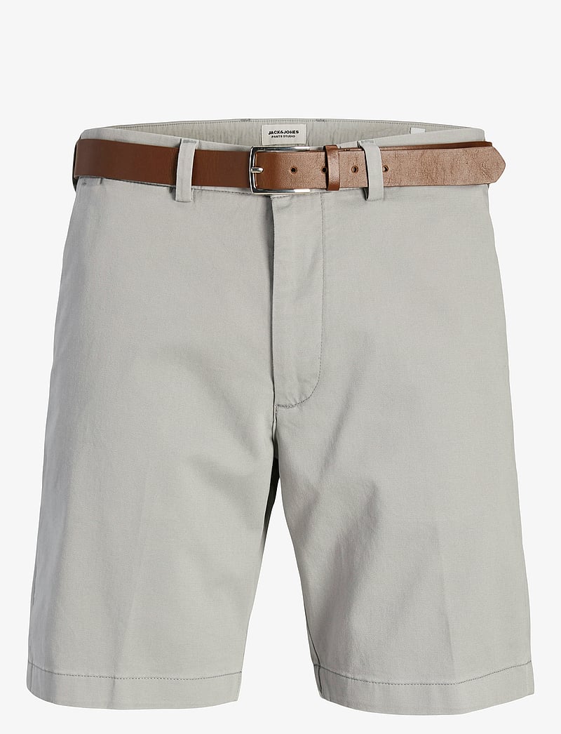 Jack & Jones - JPSTMARCO FRANCO CHINO SHORTS W BELT SRT - chinos shorts - ultimate grey - 1
