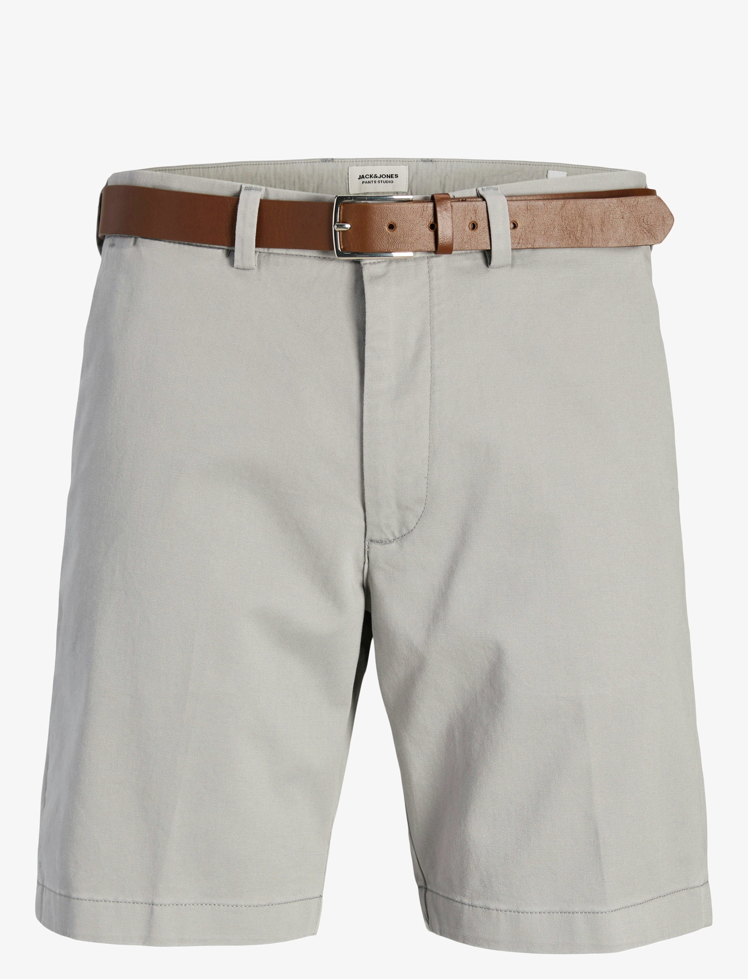 Jack & Jones JPSTMARCO FRANCO CHINO SHORTS W BELT SRT - Jack & Jones - ULTIMATE GREY / grey
