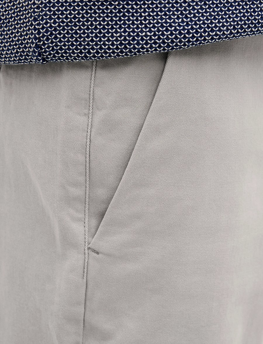 Jack & Jones - JPSTMARCO FRANCO CHINO SHORTS W BELT SRT - chinos shorts - ultimate grey - 4