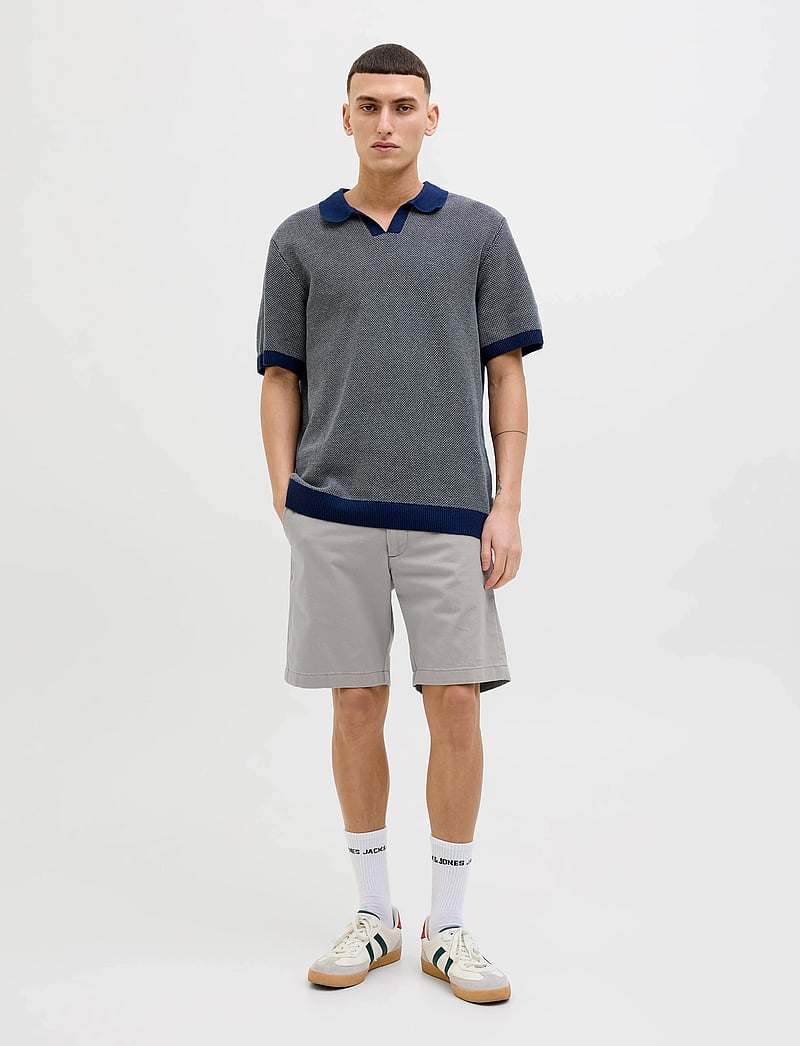 Jack & Jones - JPSTMARCO FRANCO CHINO SHORTS W BELT SRT - chinos shorts - ultimate grey - 5