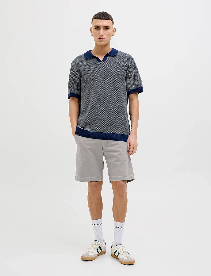 Jack & Jones - JPSTMARCO FRANCO CHINO SHORTS W BELT SRT - chinos shorts - ultimate grey - 5
