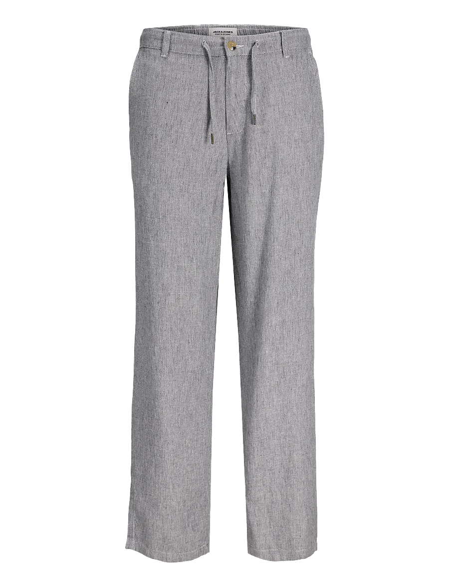 Jack & Jones - JPSTKARL MYKONOS LINEN BLEND CHINO - leinenhosen - blue indigo - 1