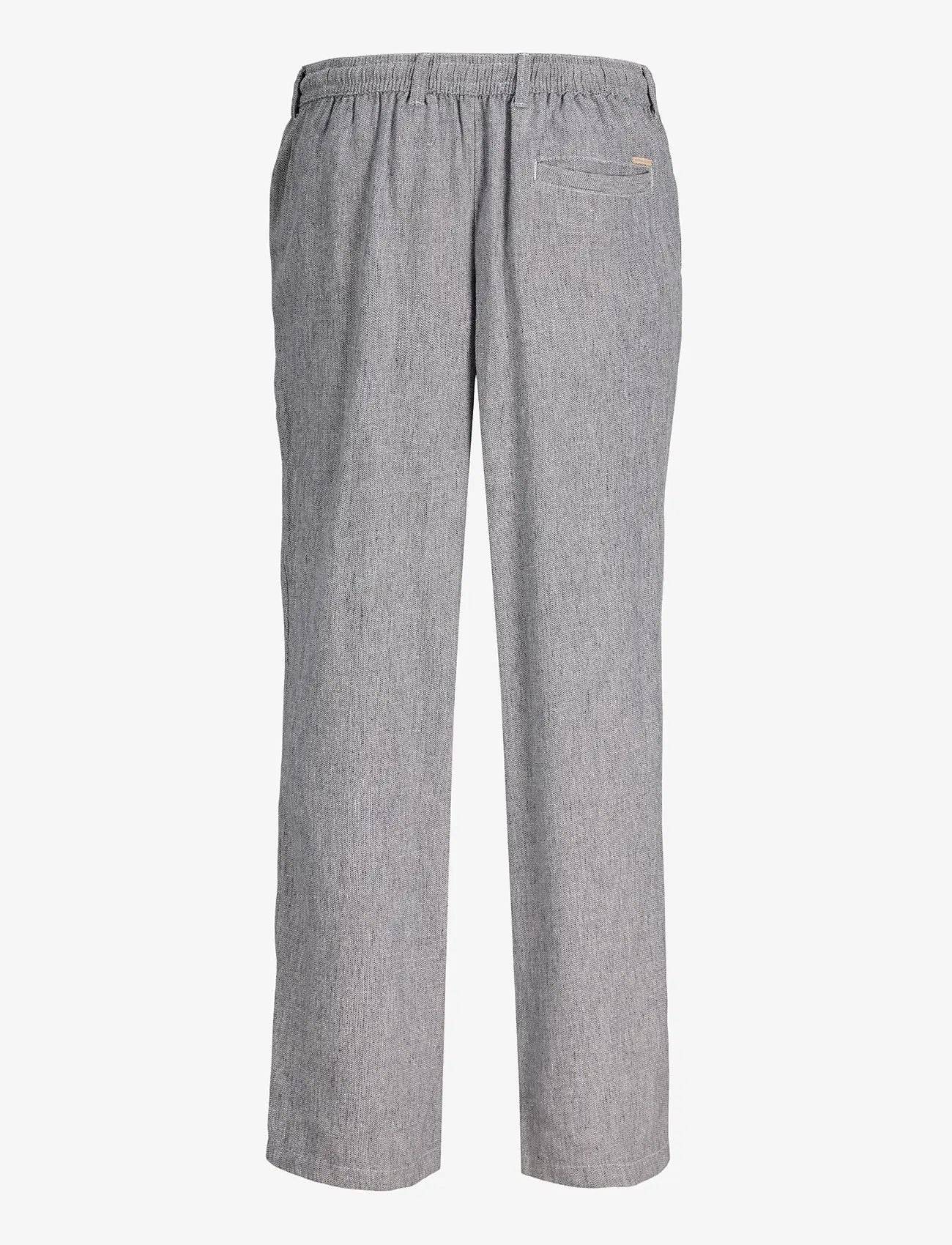 Jack & Jones - JPSTKARL MYKONOS LINEN BLEND CHINO - lininės kelnės - blue indigo - 2