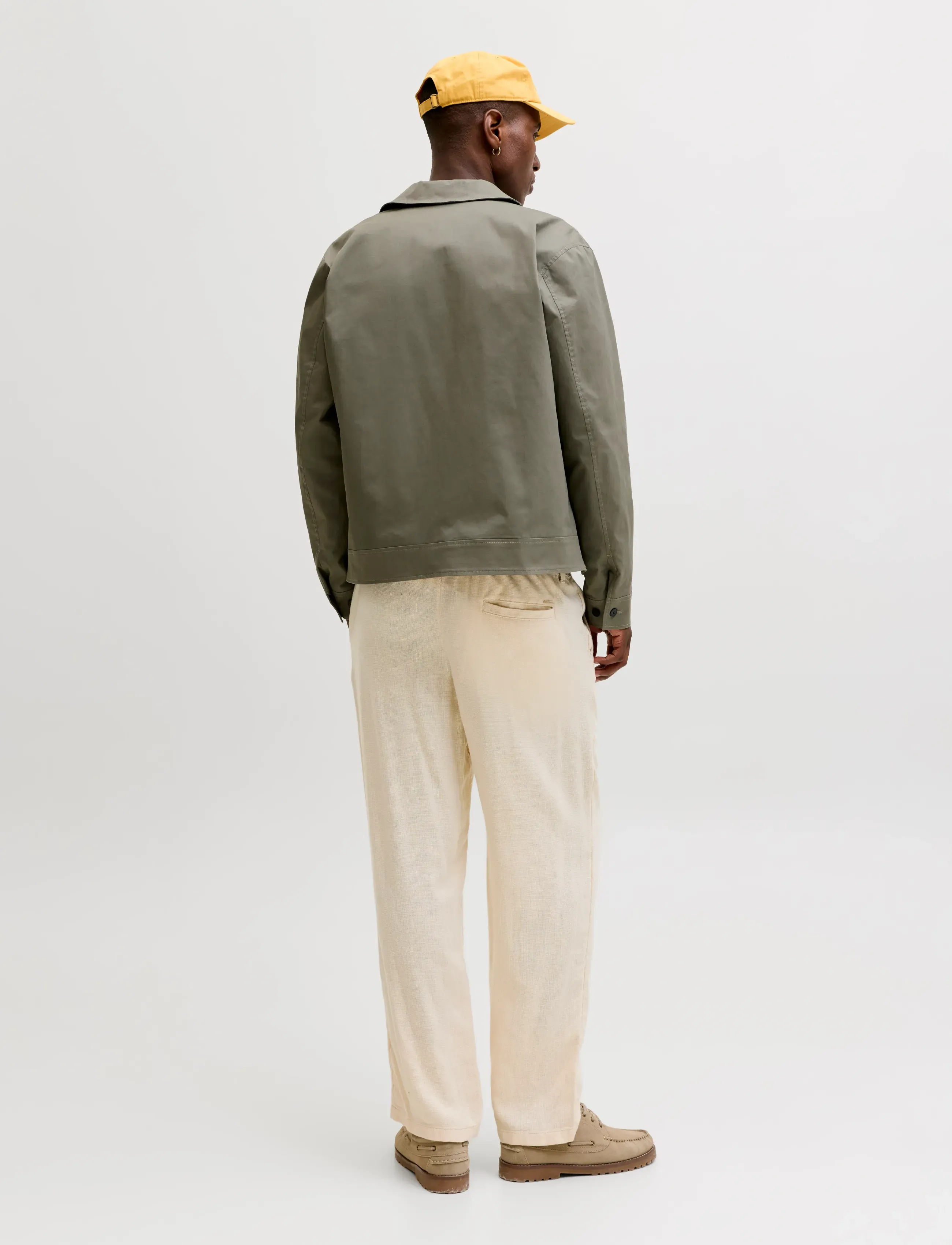 Jack & Jones - JPSTKARL MYKONOS LINEN BLEND CHINO - pantalons en lin - string - 3
