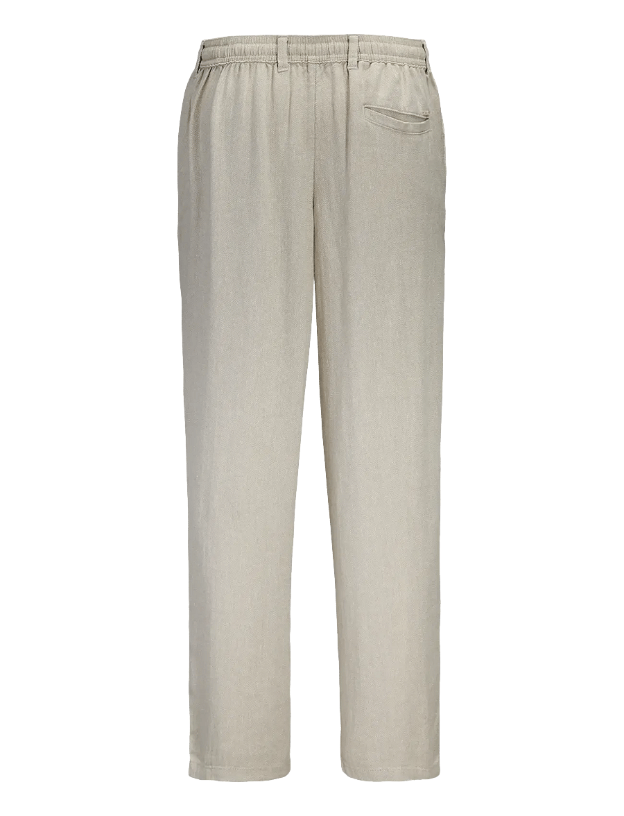 Jack & Jones - JPSTKARL MYKONOS LINEN BLEND CHINO - leinenhosen - vetiver - 2