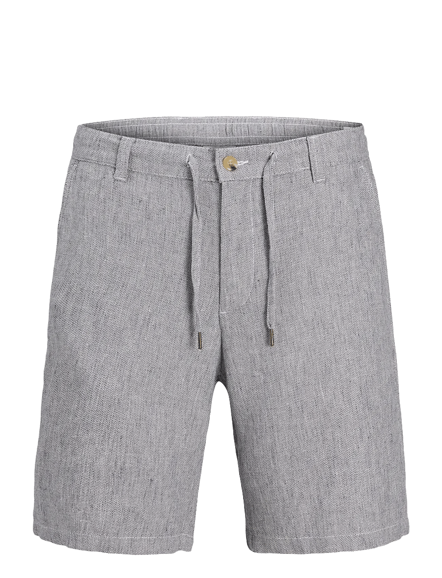 Jack & Jones - JPSTACE MYKONOS LINEN BLEND SHORTS REG - feriefavoritter - blue indigo - 1