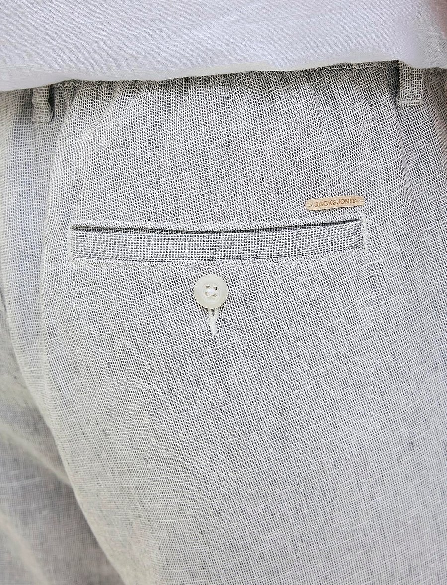 Jack & Jones - JPSTACE MYKONOS LINEN BLEND SHORTS REG - hørshorts - cashmere blue - 0
