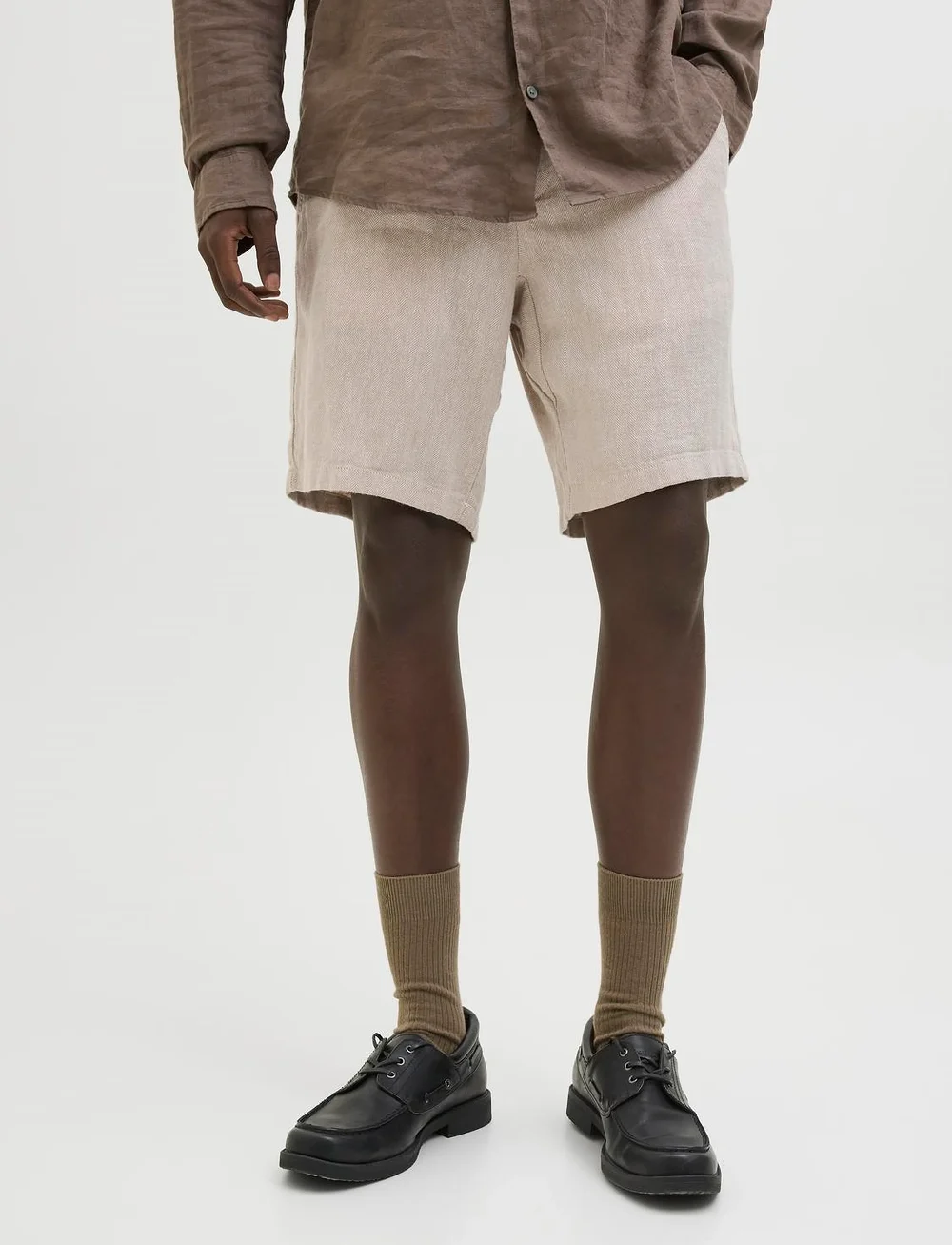 Jack & Jones - JPSTACE MYKONOS CHINO SHORTS SRT - hørshorts - crockery - 3