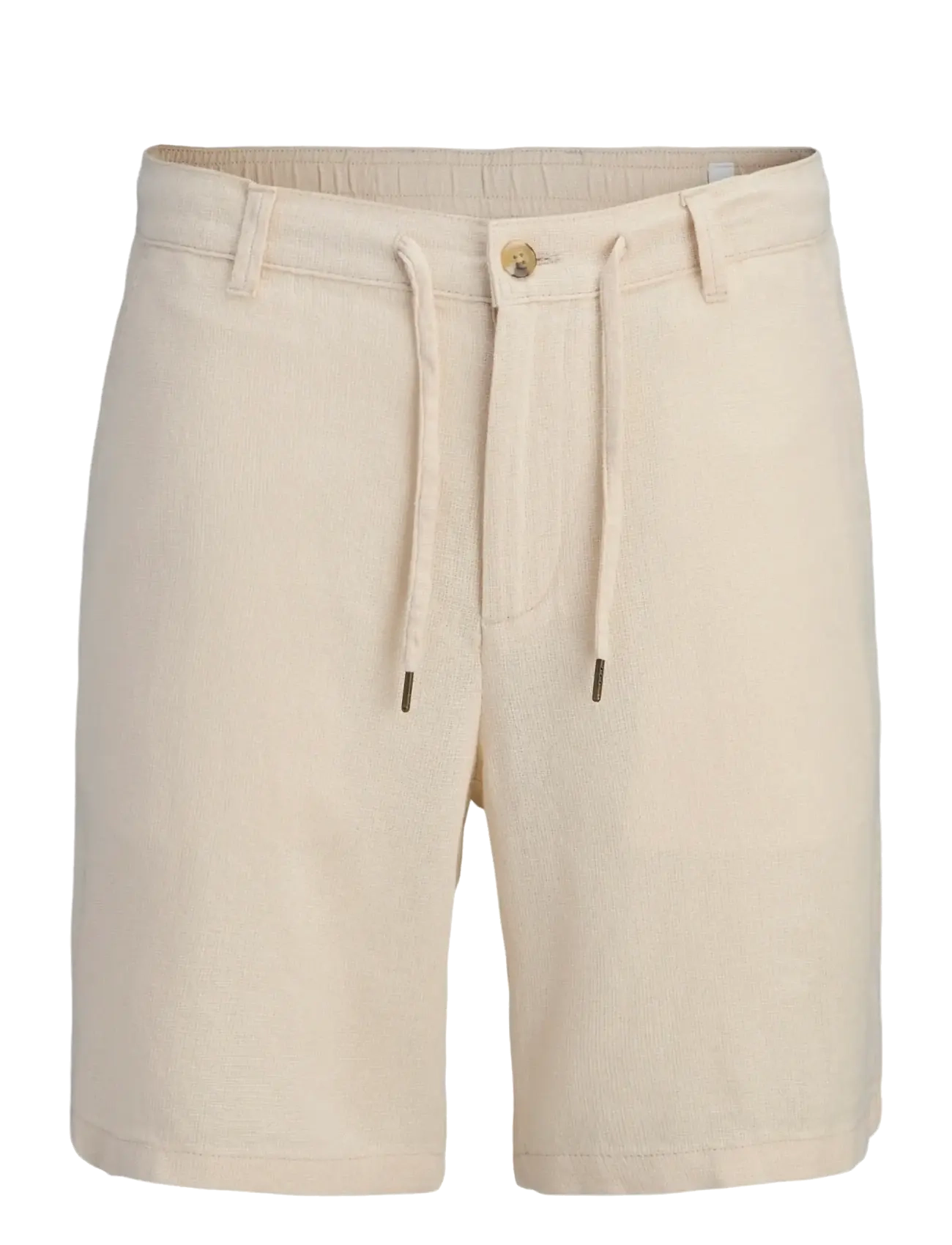 Jack & Jones JPSTACE MYKONOS LINEN BLEND SHORTS REG - Viimane võimalus - STRING / cream