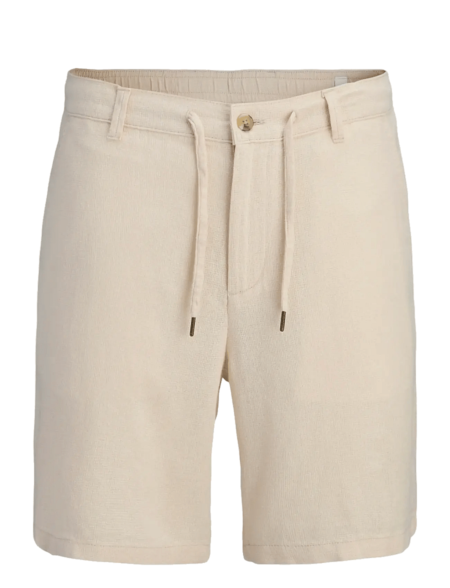 Jack & Jones - JPSTACE MYKONOS LINEN BLEND SHORTS REG - leinen-shorts - string - 1