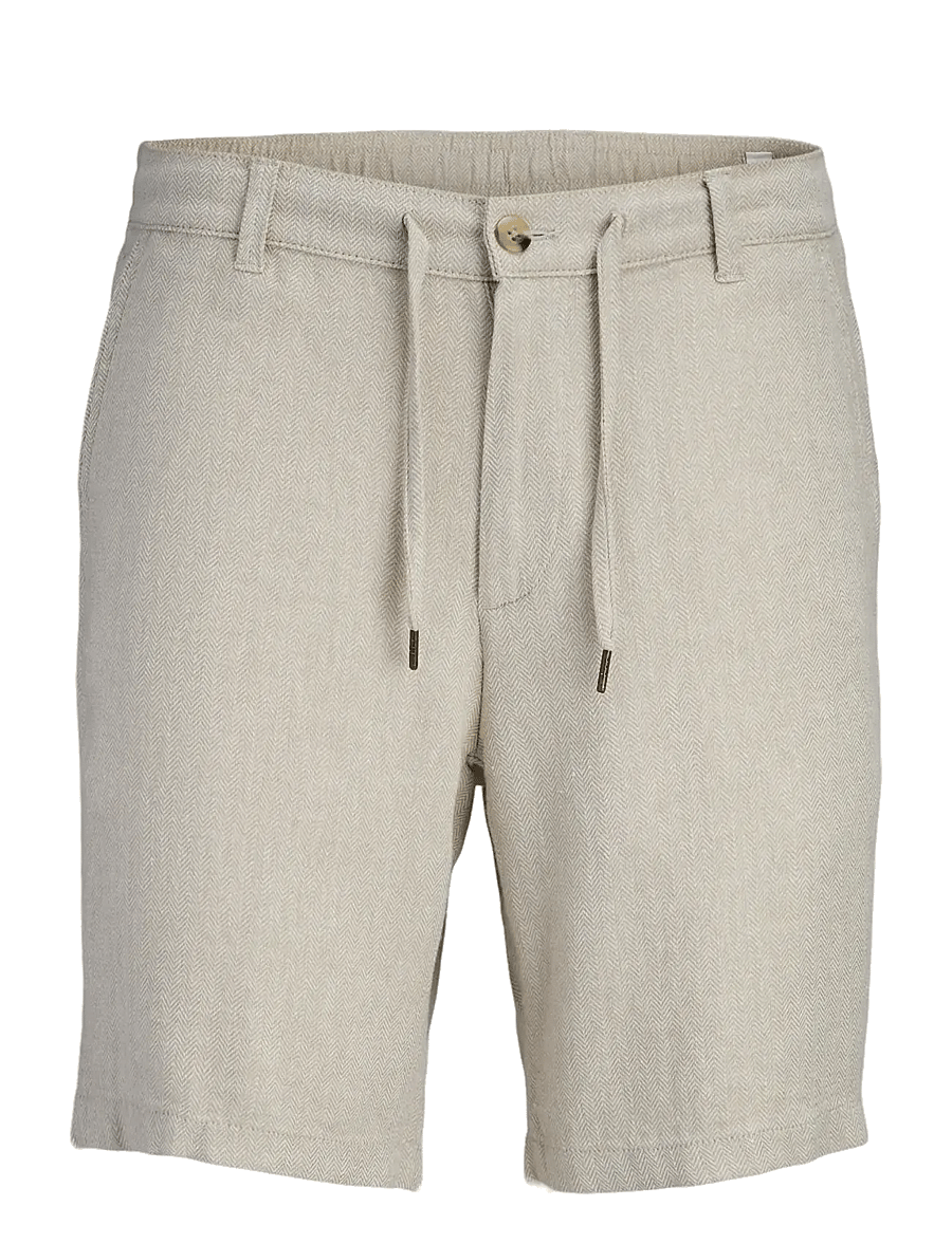 Jack & Jones - JPSTACE MYKONOS LINEN BLEND SHORTS REG - hørshorts - vetiver - 1