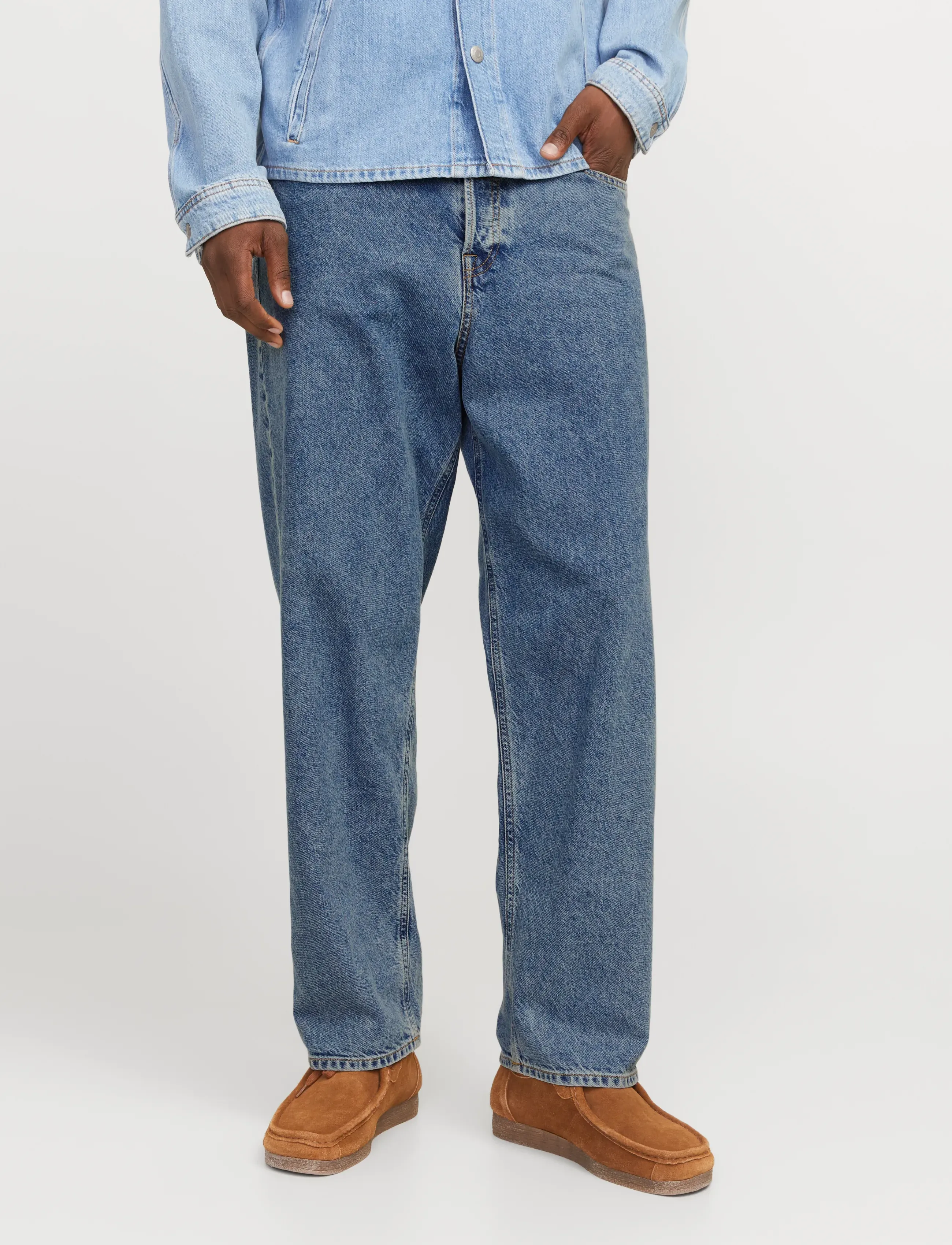 Jack & Jones JJIALEX JJORIGINAL SQ 060 NOOS - Denim-tyylit - BLUE DENIM / blue