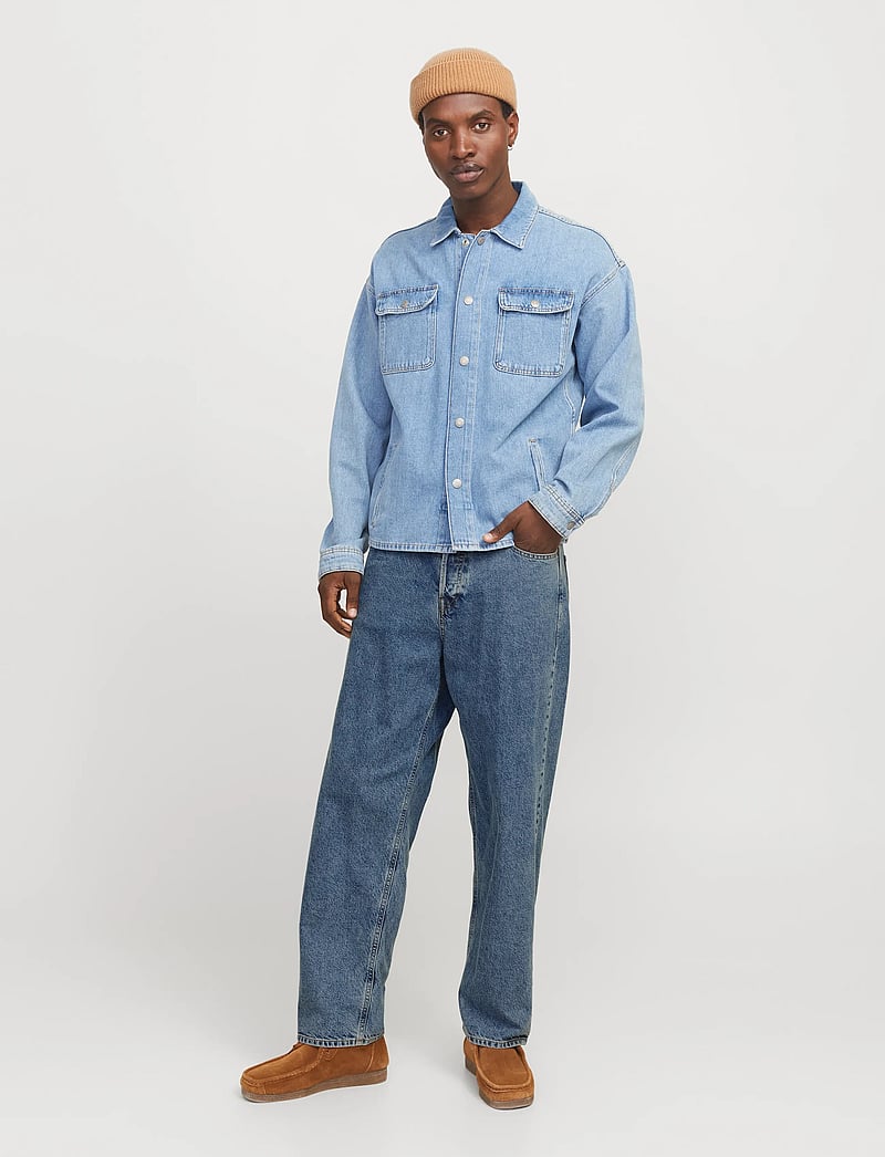 Jack & Jones - JJIALEX JJORIGINAL SQ 060 - loose jeans - blue denim - 4