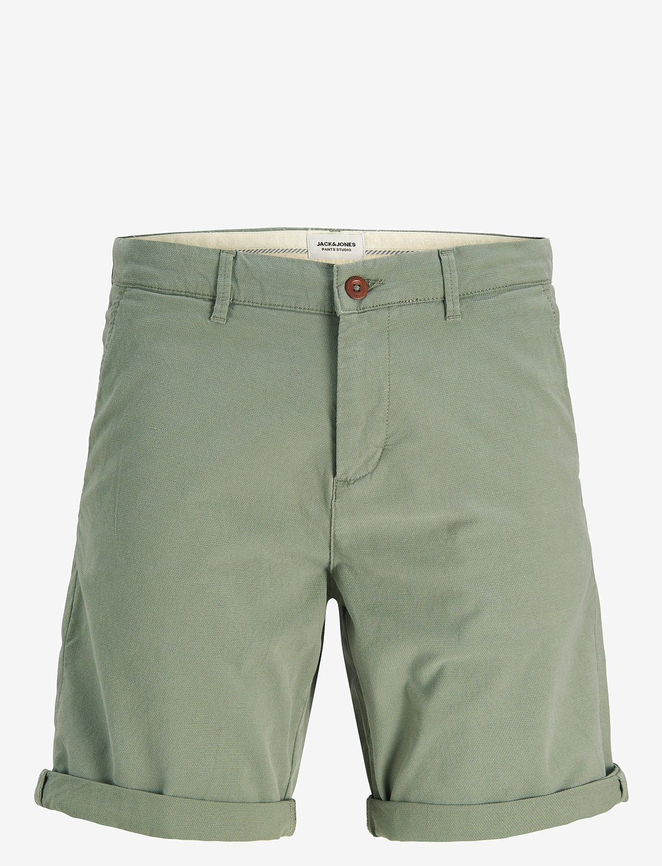 Jack & Jones JPSTMARCO ERIK CHINO SHORT MID - Chino shorts - AGAVE GREEN / green