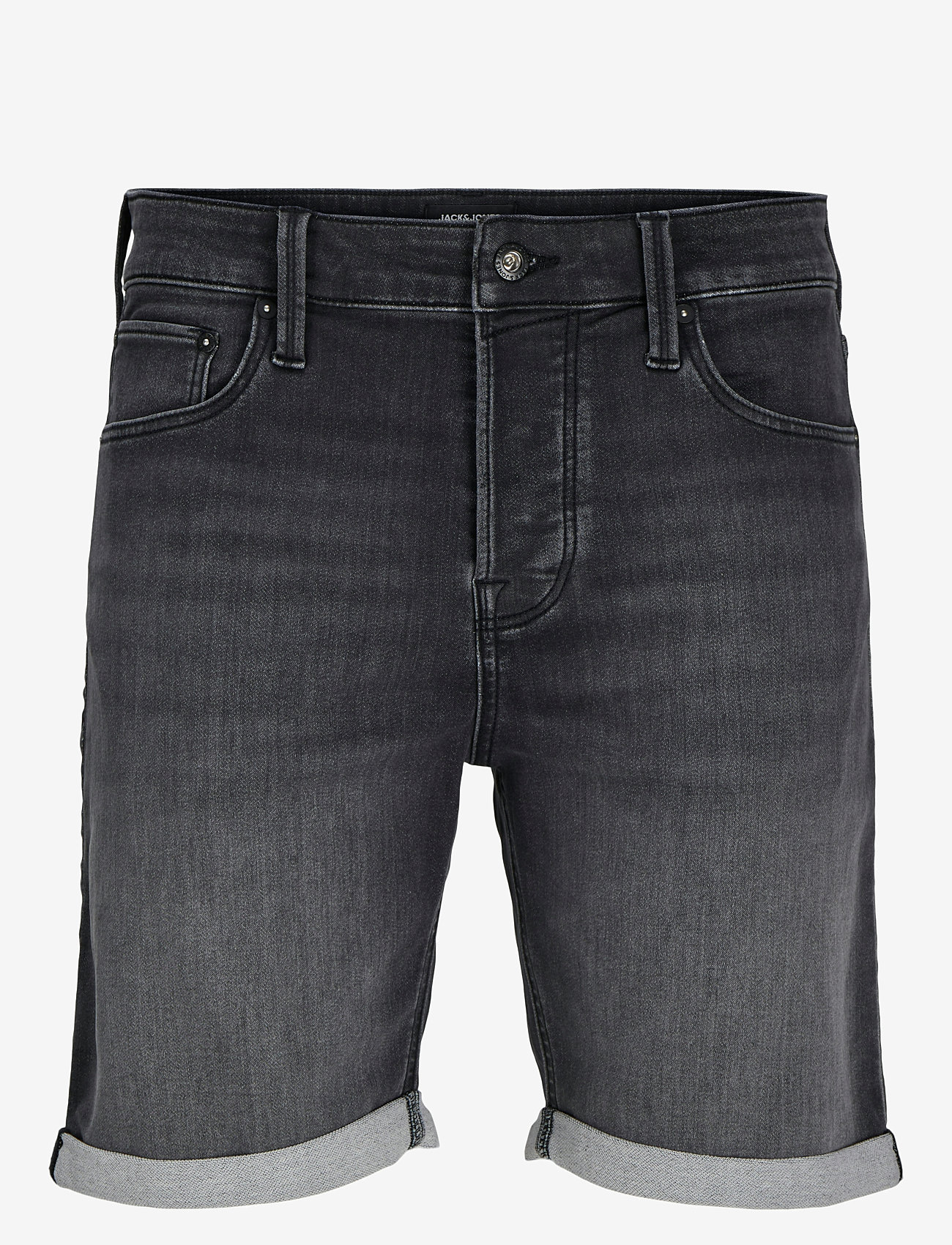 Jack & Jones - JJIRICK JJICON I.K. SHORTS GE 062 SN - lühikesed teksapüksid - black denim - 1