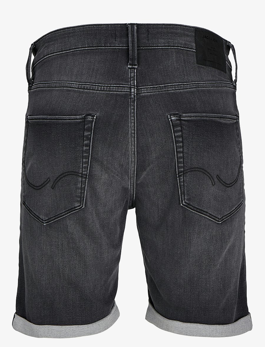 Jack & Jones - JJIRICK JJICON I.K. SHORTS GE 062 SN - lühikesed teksapüksid - black denim - 2