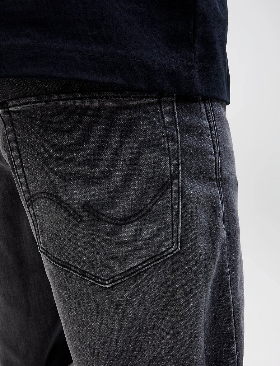 Jack & Jones - JJIRICK JJICON I.K. SHORTS GE 062 SN - lühikesed teksapüksid - black denim - 5