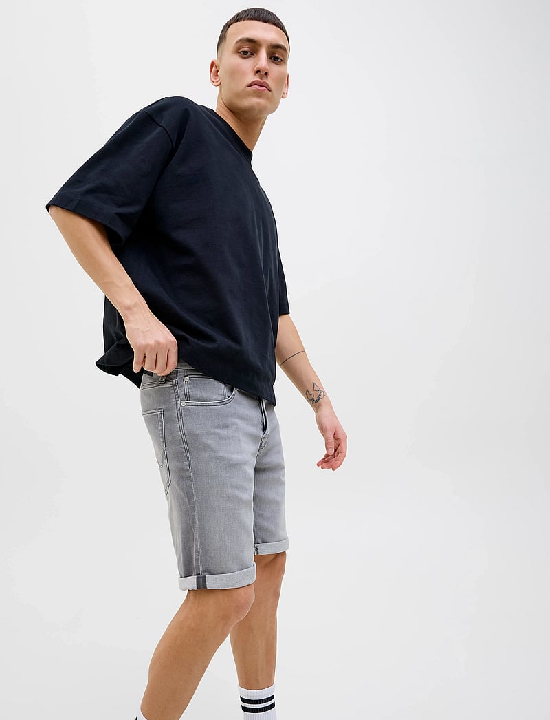 Jack & Jones - JJIRICK JJICON I.K. SHORTS GE 063 SN - jorts - grey denim - 4