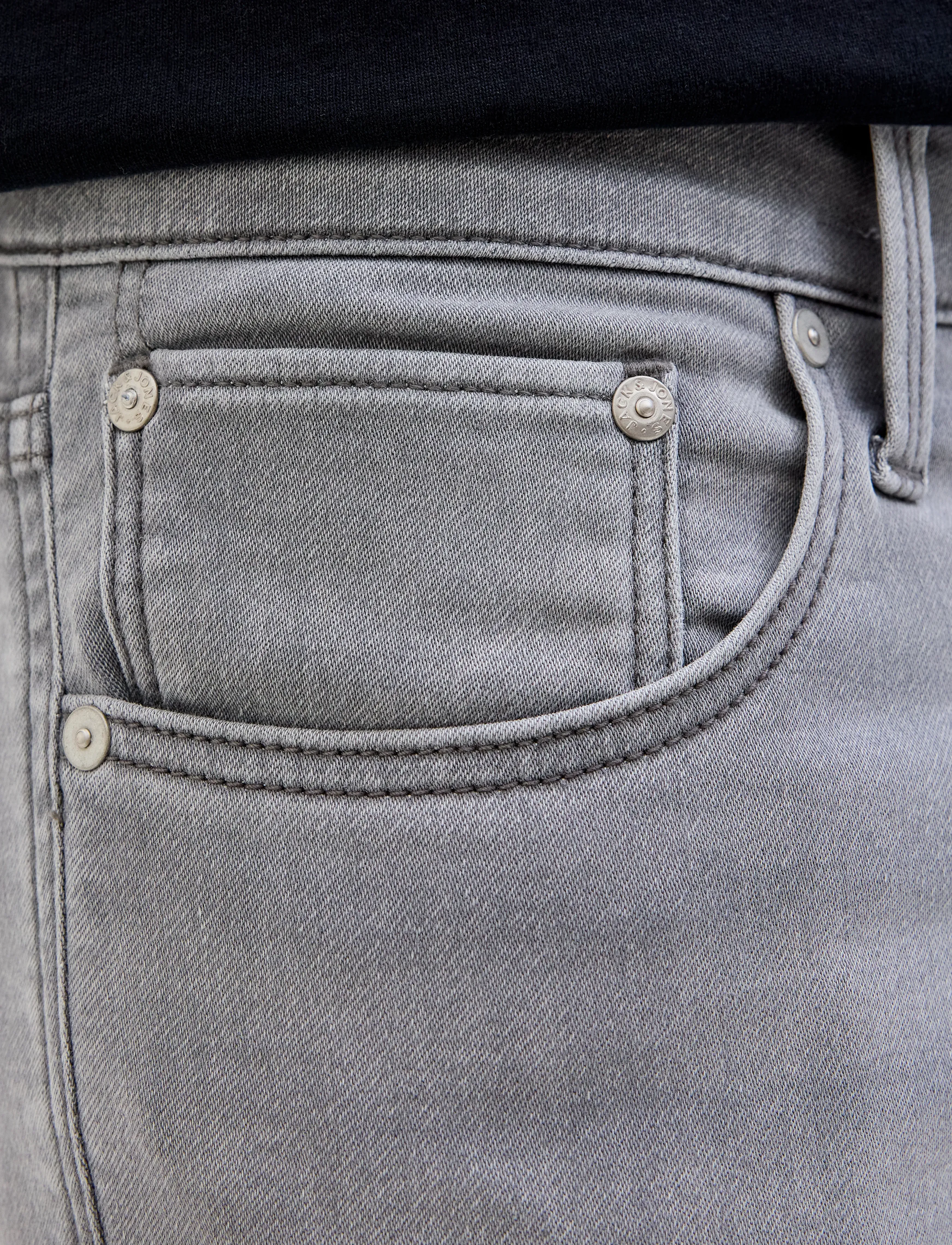 Jack & Jones - JJIRICK JJICON I.K. SHORTS GE 063 SN - jeans shorts - grey denim - 5