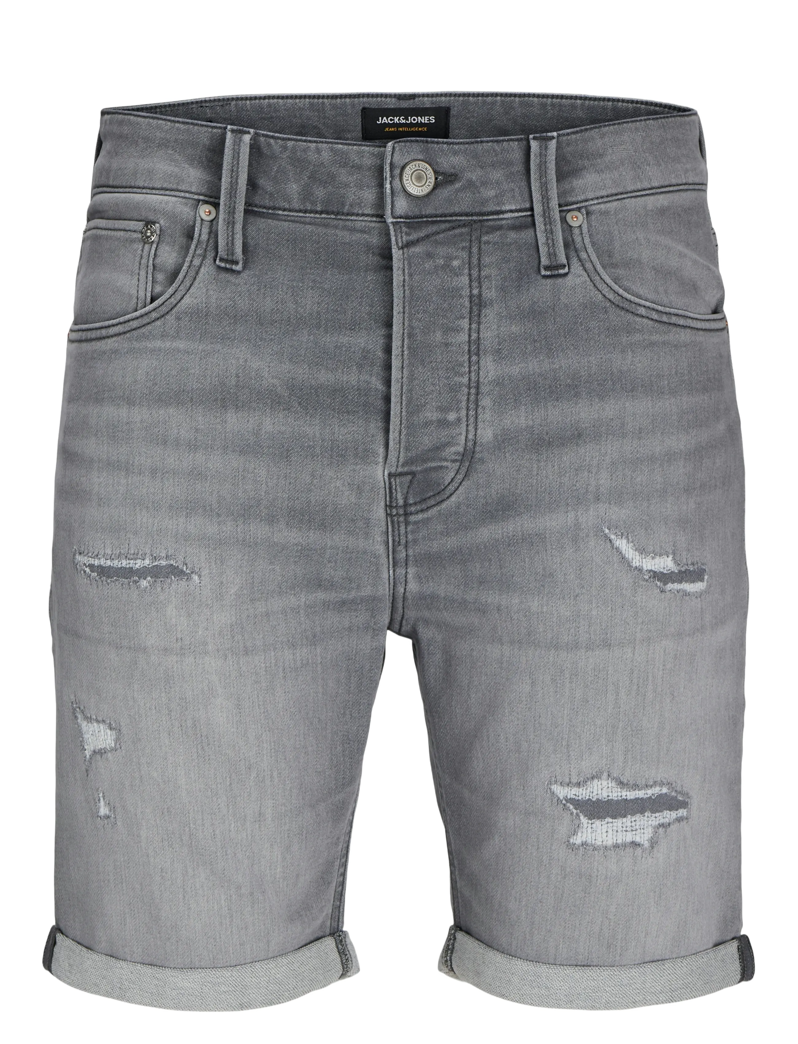 Jack & Jones JJIRICK JJICON I.K. SHORTS GE 064 - Shorts - GREY DENIM / grey