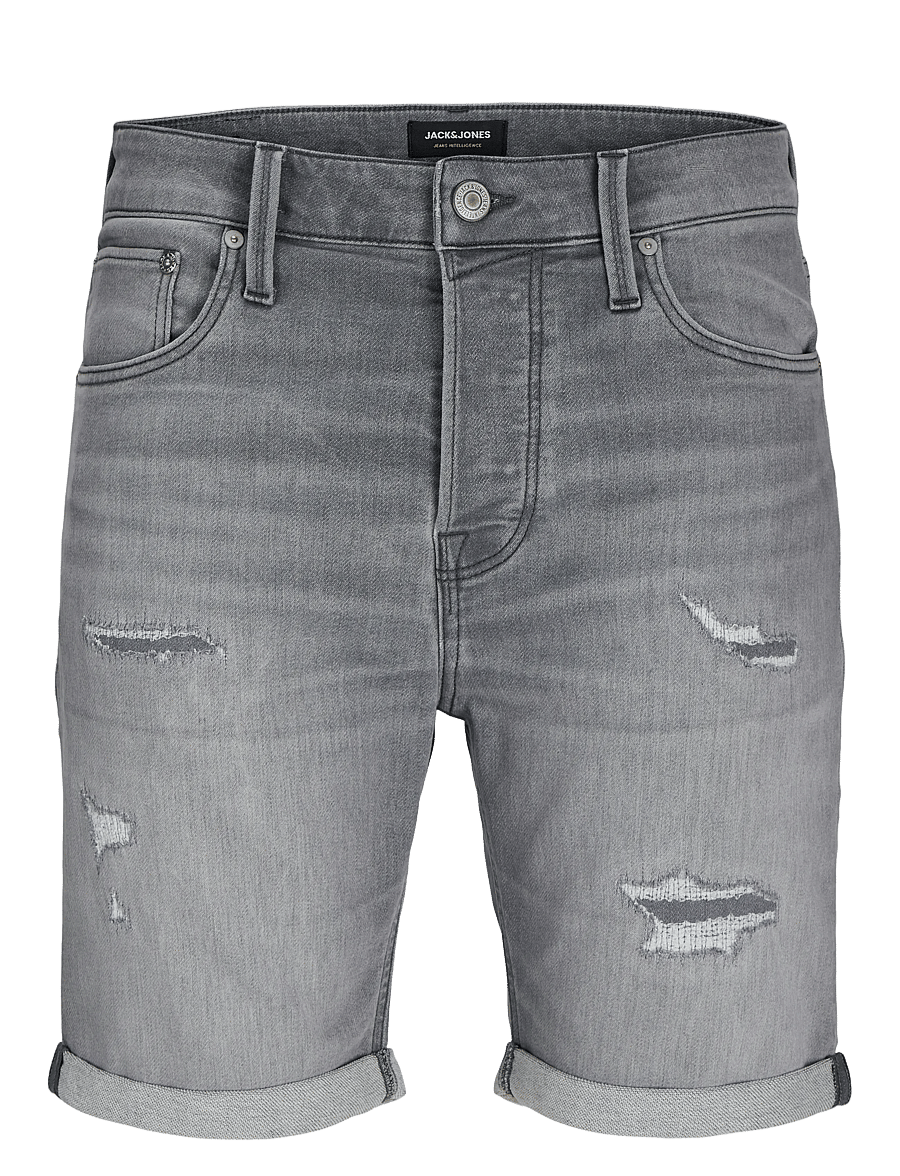 Jack & Jones - JJIRICK JJICON I.K. SHORTS GE 064 - lühikesed teksapüksid - grey denim - 1