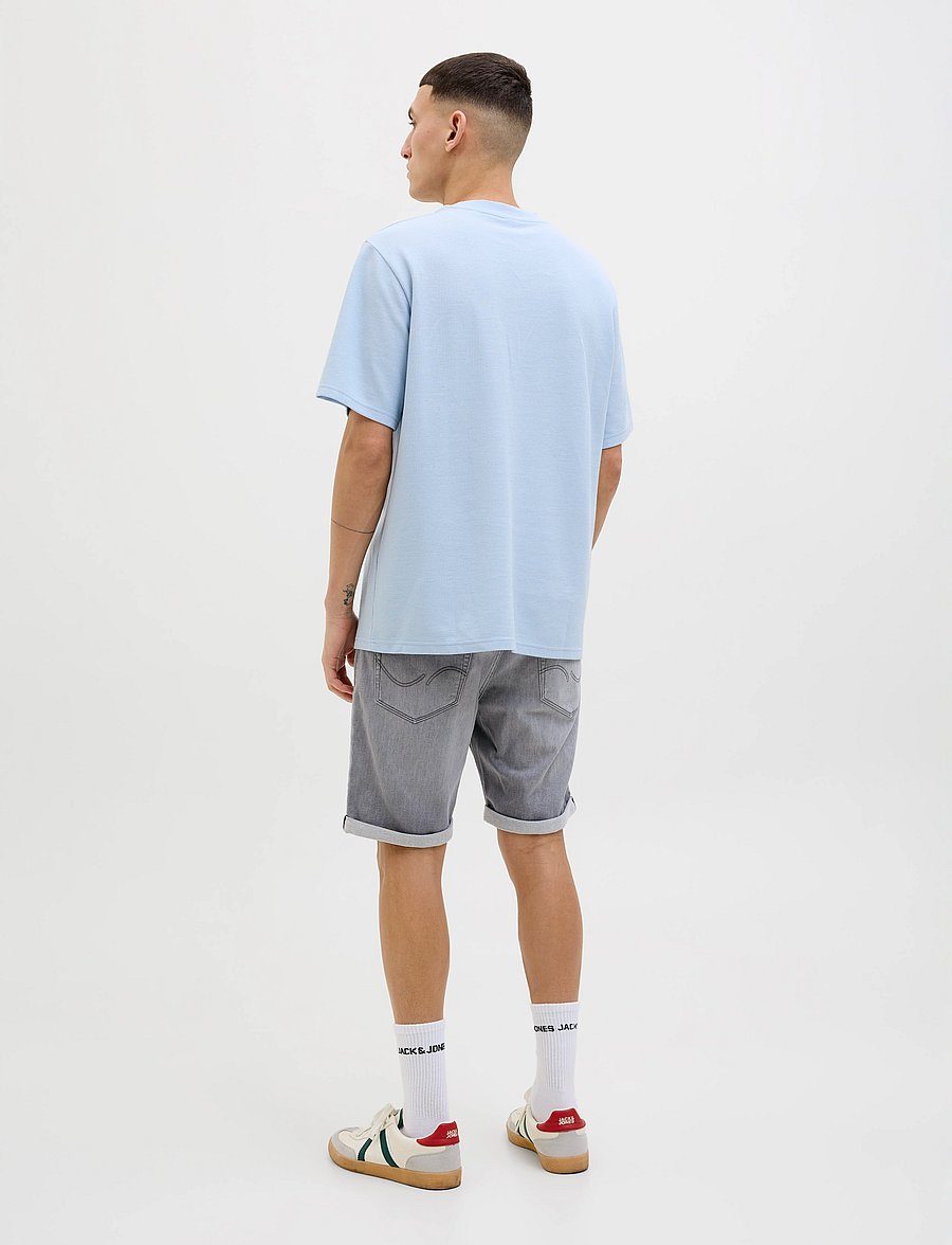 Jack & Jones - JJIRICK JJICON I.K. SHORTS GE 064 - lühikesed teksapüksid - grey denim - 3