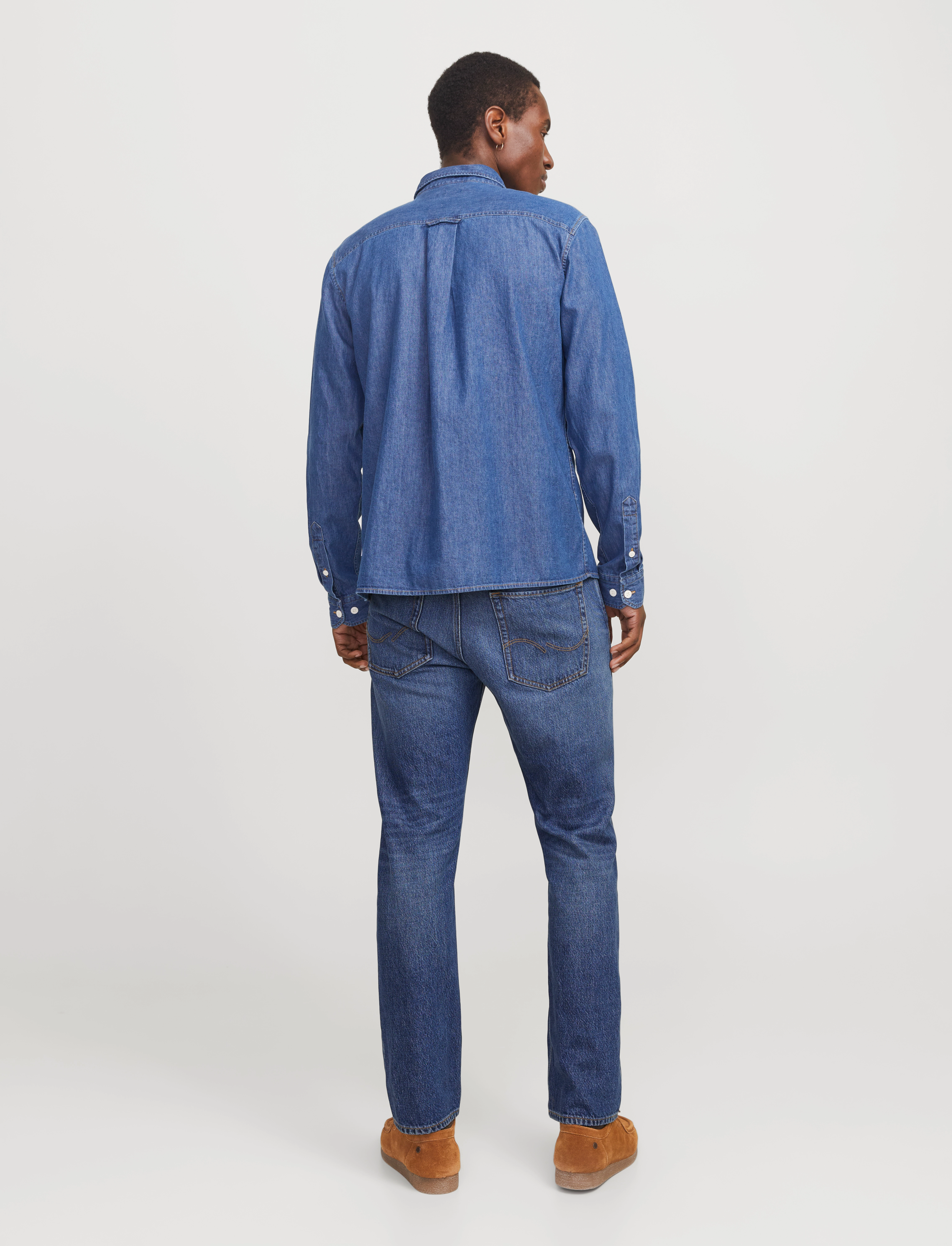 Jack & Jones - JJICHRIS JJORIGINAL SBD 632 NOOS - regular jeans - blue denim - 3