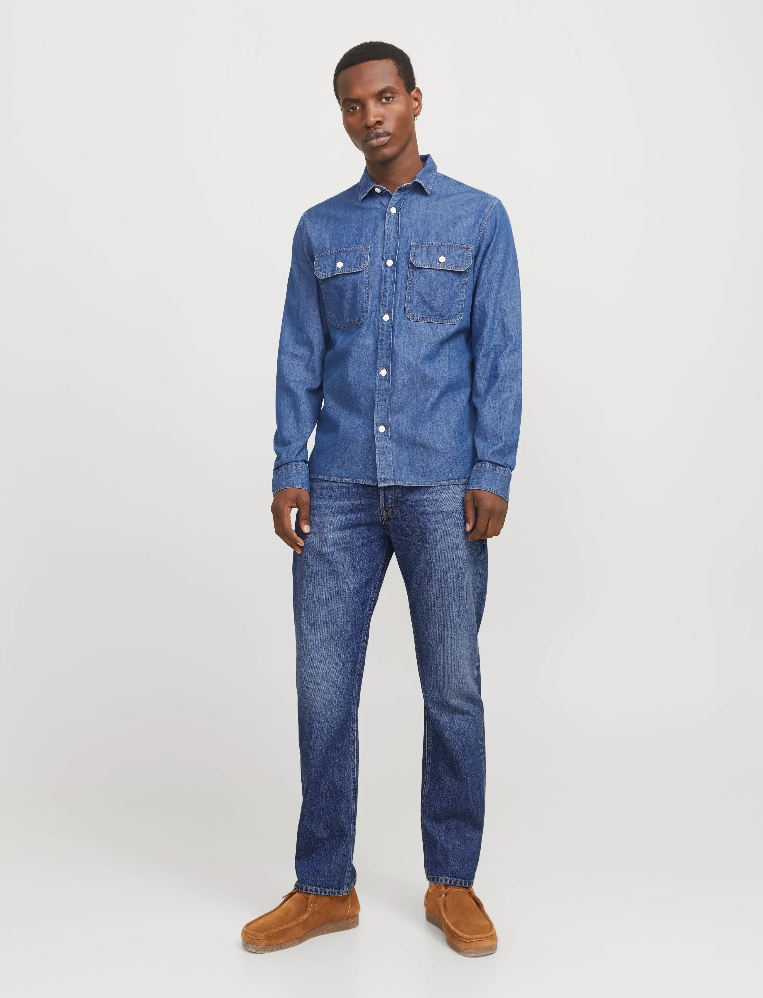 JACK & JONES Jjichris Jjoriginal Sbd 632 Noos straight leg jeans herr – bild 5
