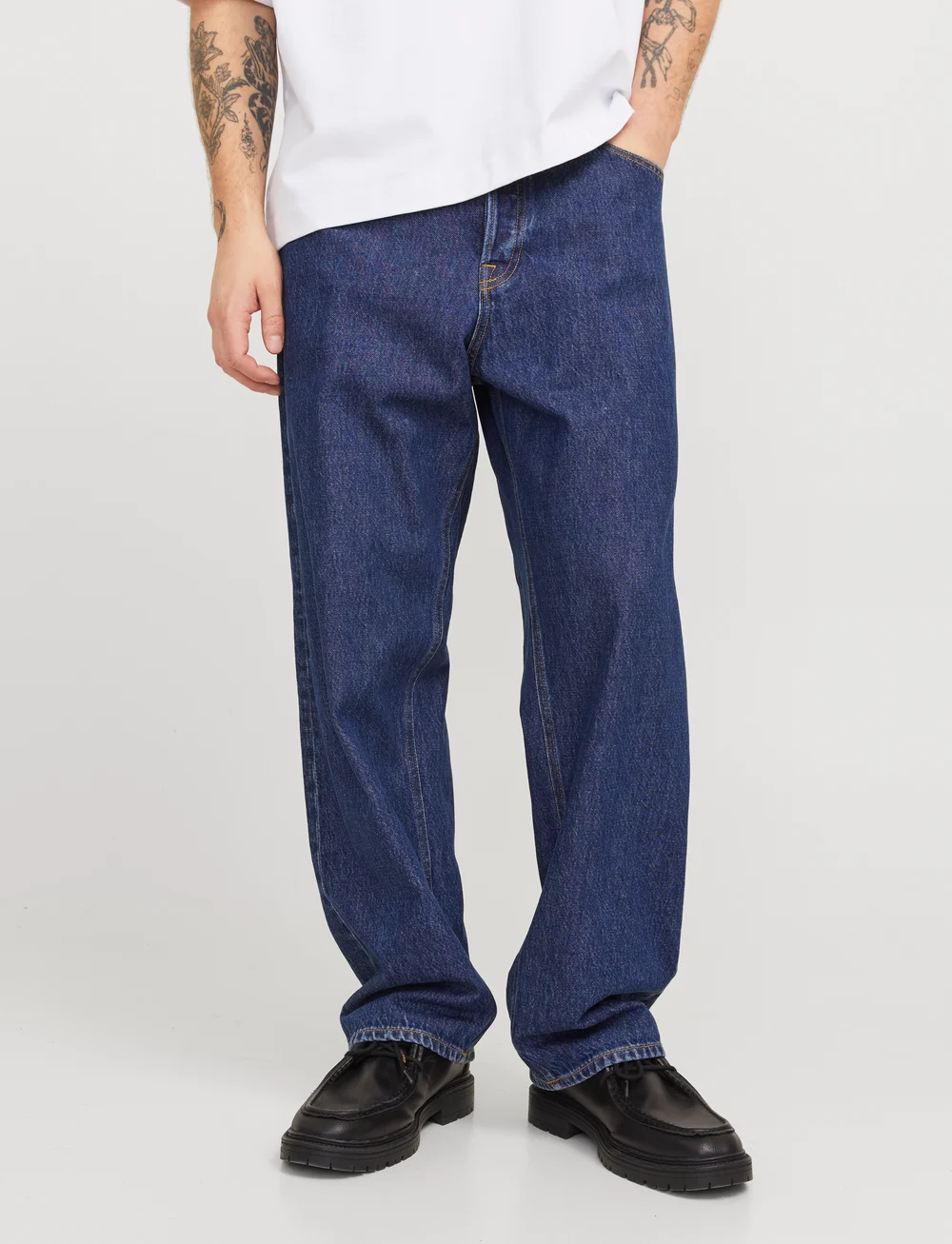 Jack & Jones - JJIALEX JJORIGINAL SBD 599 NOOS - tavalised teksad - blue denim - 0