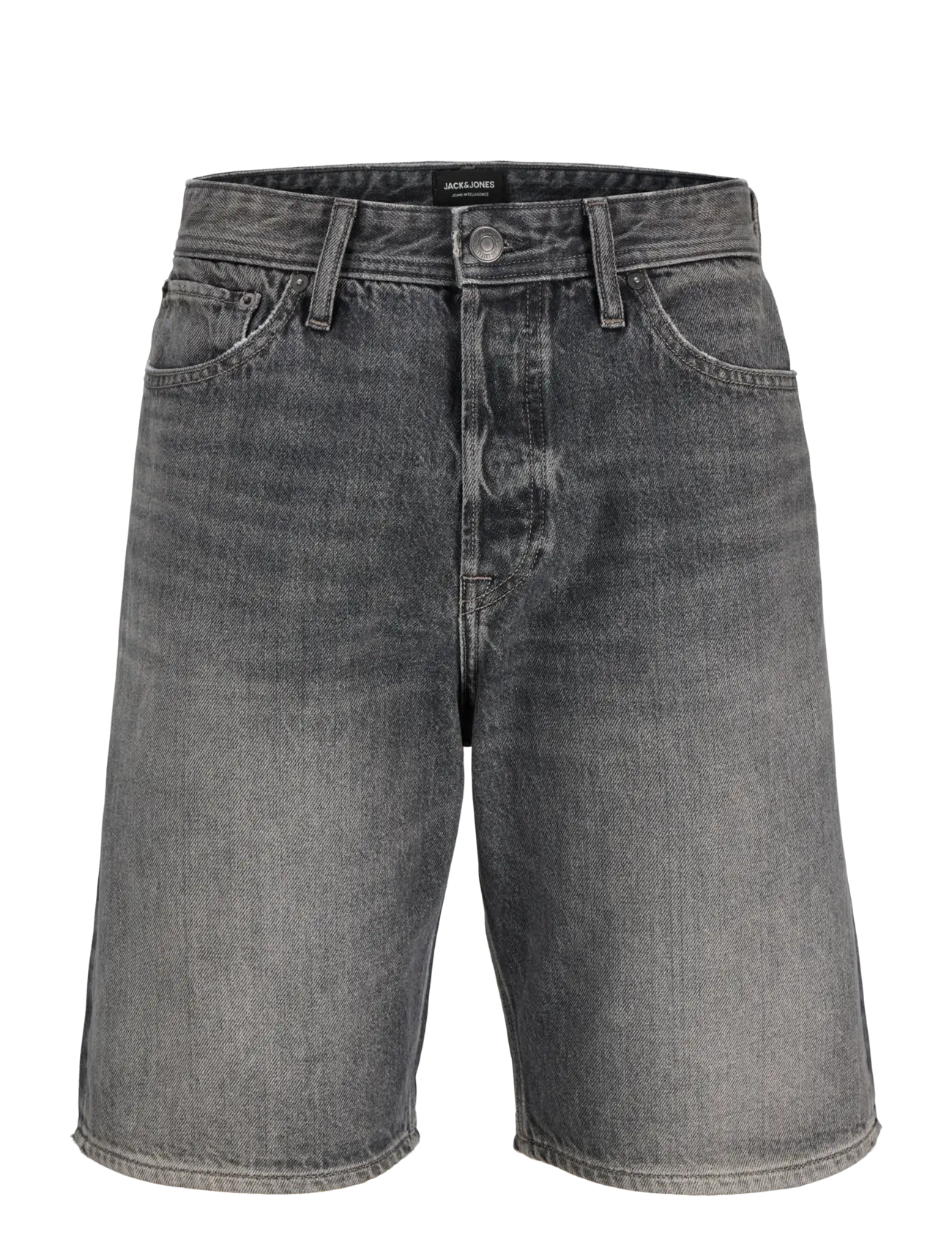 Jack & Jones JJIALEX JJCLASSIC SHORTS AM 300 SN - Tøj - BLACK DENIM / grey