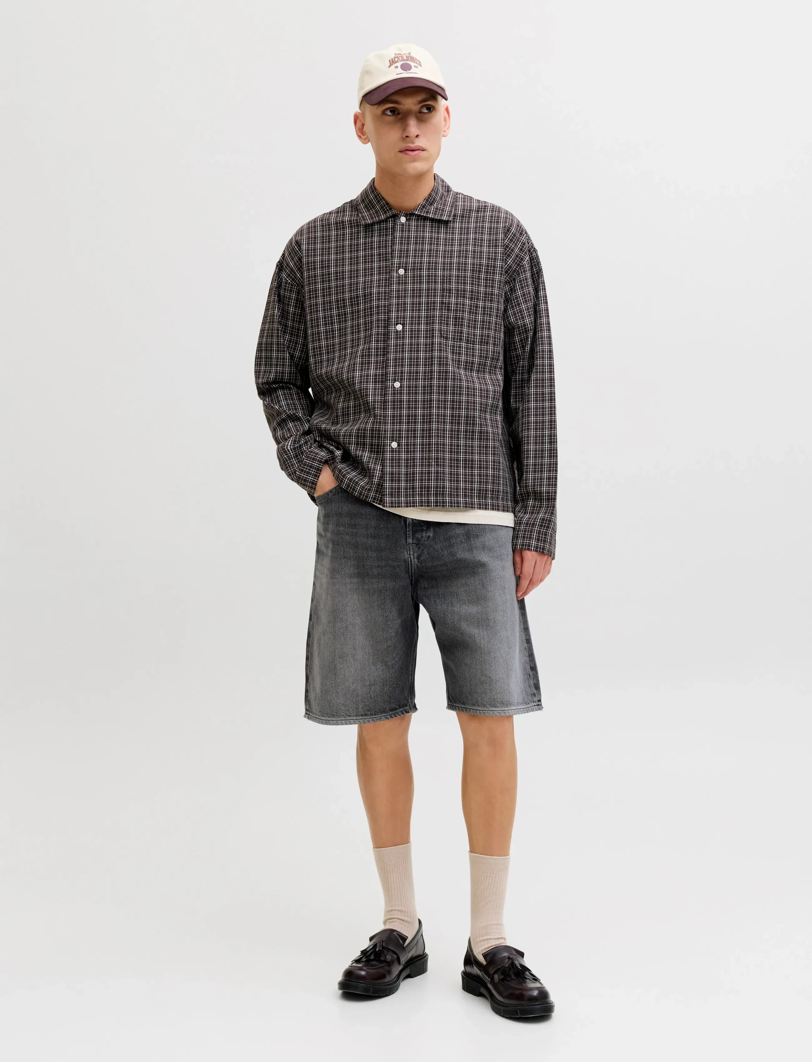 Jack & Jones - JJIALEX JJCLASSIC SHORTS AM 300 SN - jorts - black denim - 4