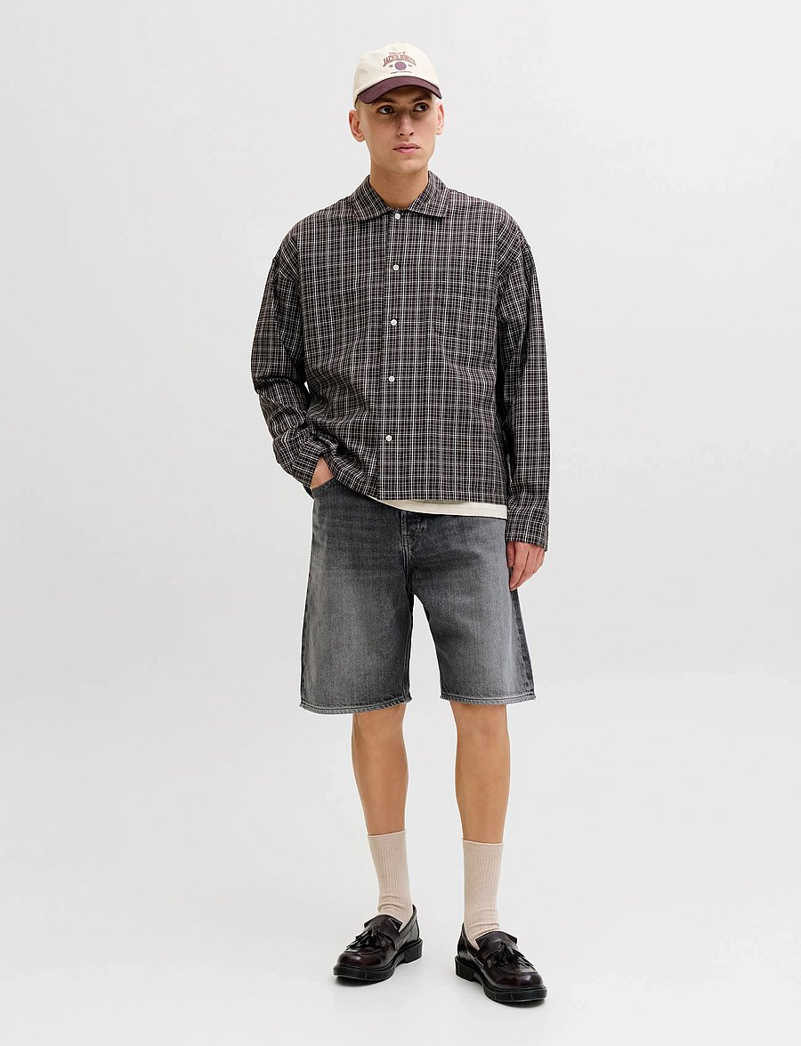 Jack & Jones - JJIALEX JJCLASSIC SHORTS AM 300 SN - jorts - black denim - 4