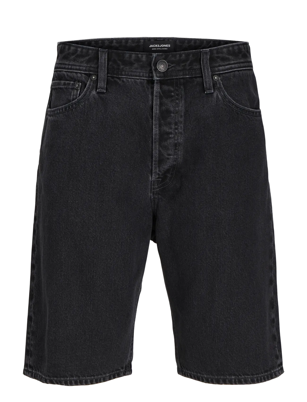 Jack & Jones JJIALEX JJCLASSIC SHORTS AM 300 SN - Shorts - BLACK DENIM / black