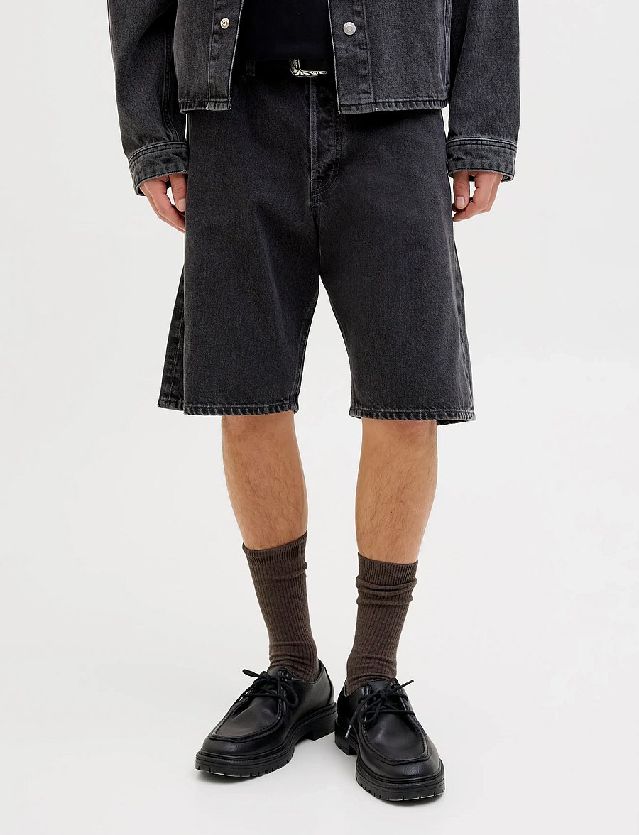 Jack & Jones - JJIALEX JJCLASSIC SHORTS AM 300 SN - jorts - black denim - 0