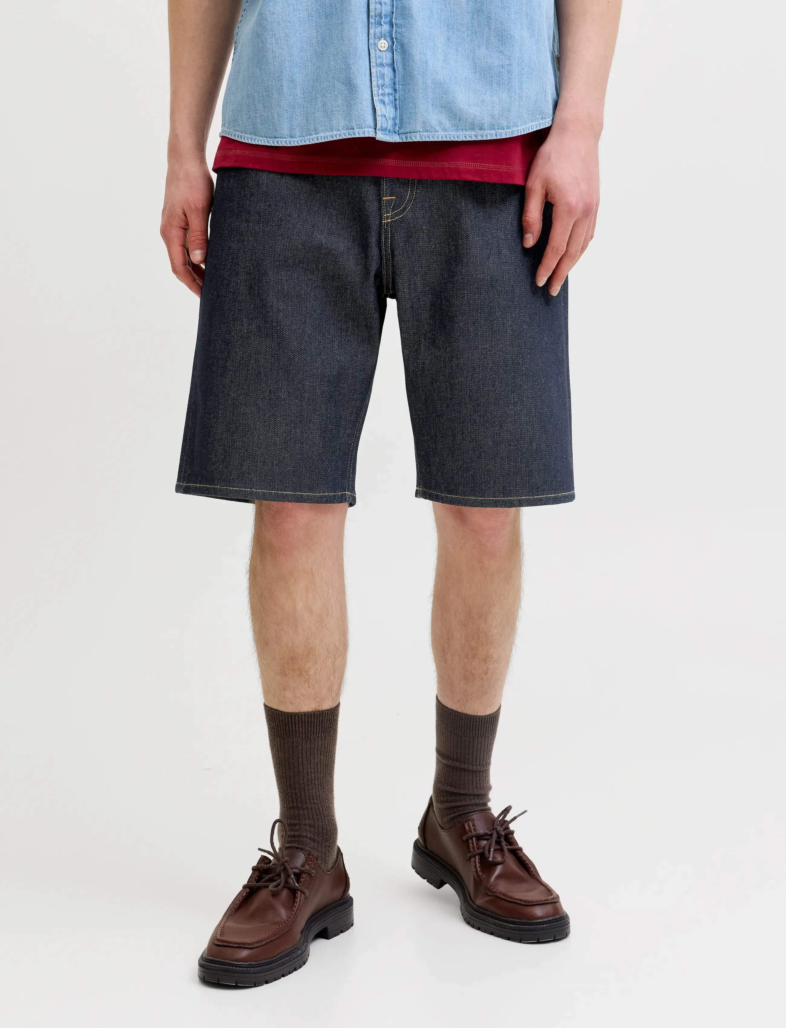 Jack & Jones - JJIALEX JJCLASSIC SHORTS AM 300 SN - jorts - blue denim - 0