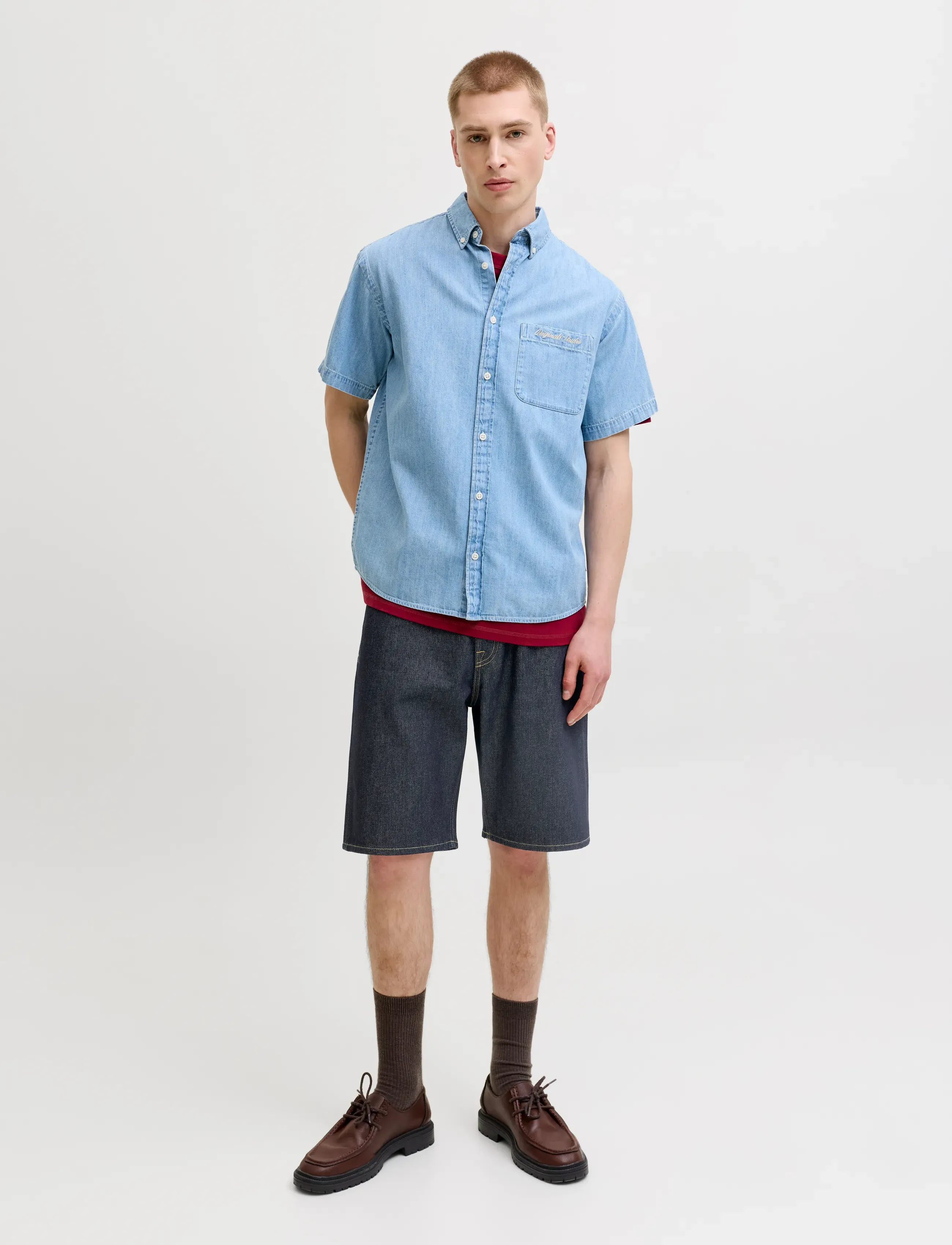 Jack & Jones - JJIALEX JJCLASSIC SHORTS AM 300 SN - jorts - blue denim - 4