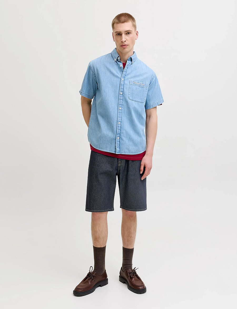 Jack & Jones - JJIALEX JJCLASSIC SHORTS AM 300 SN - jorts - blue denim - 4