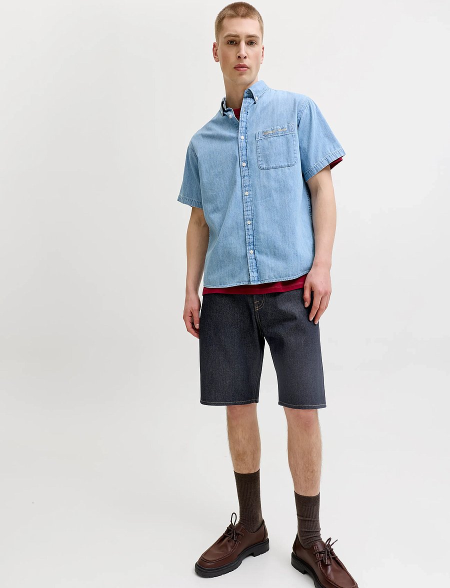 Jack & Jones - JJIALEX JJCLASSIC SHORTS AM 300 SN - jorts - blue denim - 5